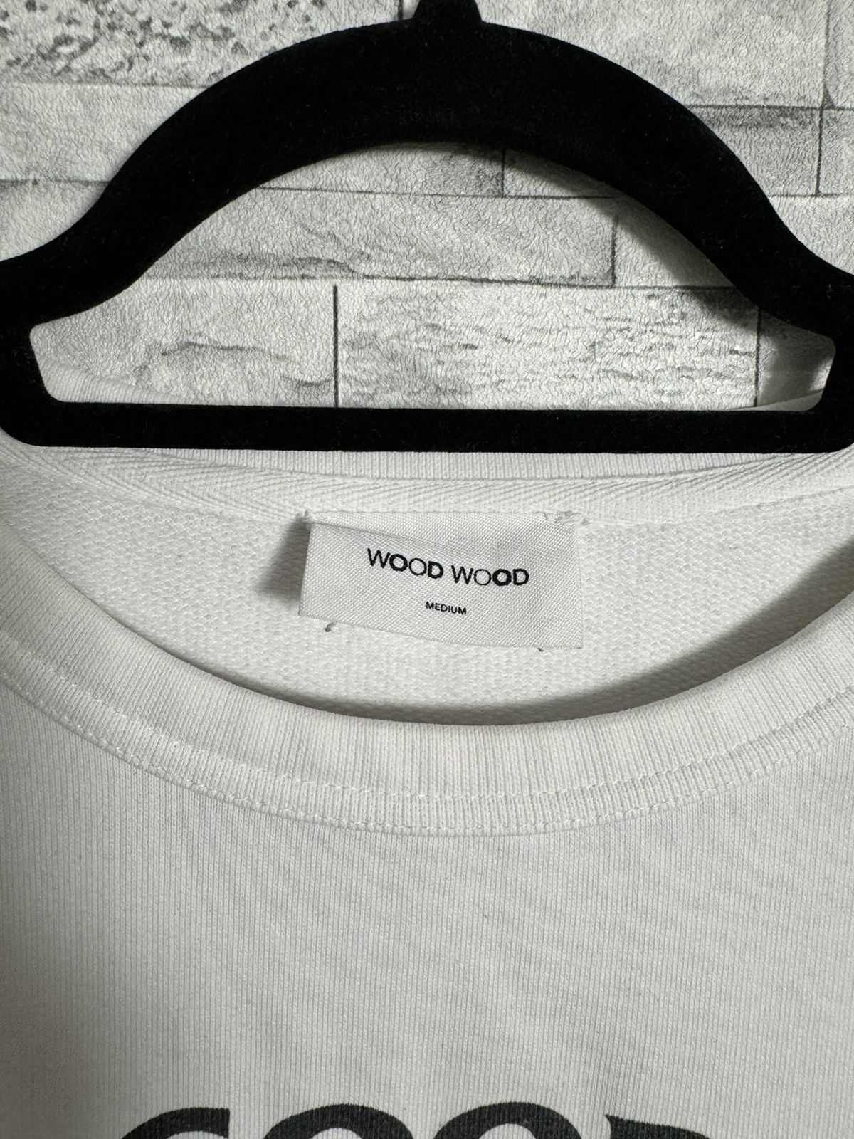 Other Vintage Wood Wood “Good Times” Crew Sweatshirt White - M Size US M / EU 48-50 / 2 - 4 Thumbnail