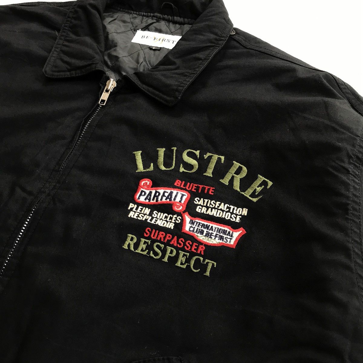 Le Grande Bleu (L.G.B.) 90s Goodsports be-first Racing Varsity Jacket Size US XL / EU 56 / 4 - 16 Thumbnail