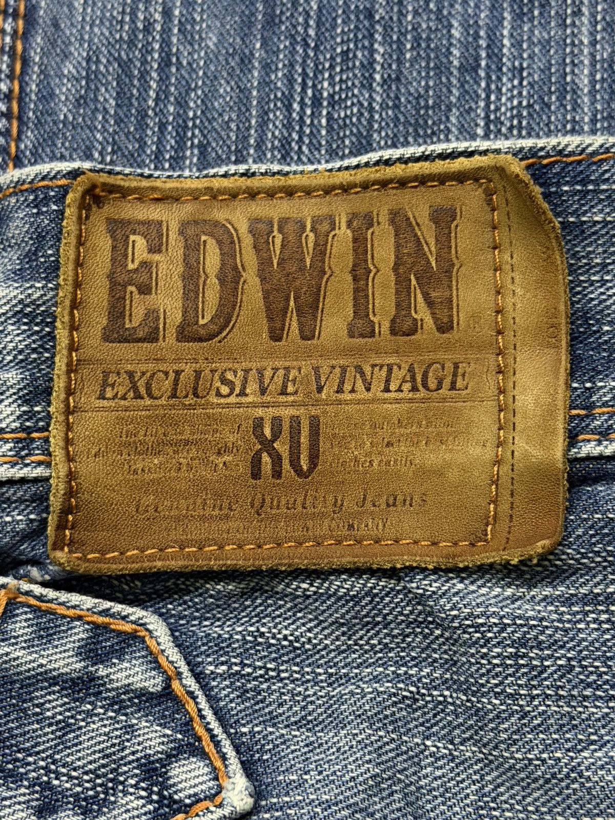 Edwin Vintage Edwin 411XVS Japan Denim Jeans | Y2K Bootcut | W34 Size US 34 / EU 50 - 17 Thumbnail