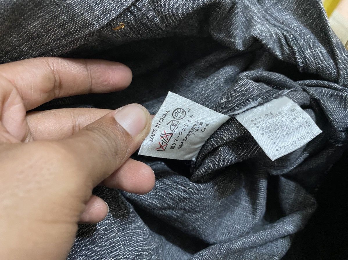 Japanese Brand LA TENDA WAXED BLACK BOOTCUT DENIM NICE DESIGN VERY RARE Size 31" - 13 Thumbnail