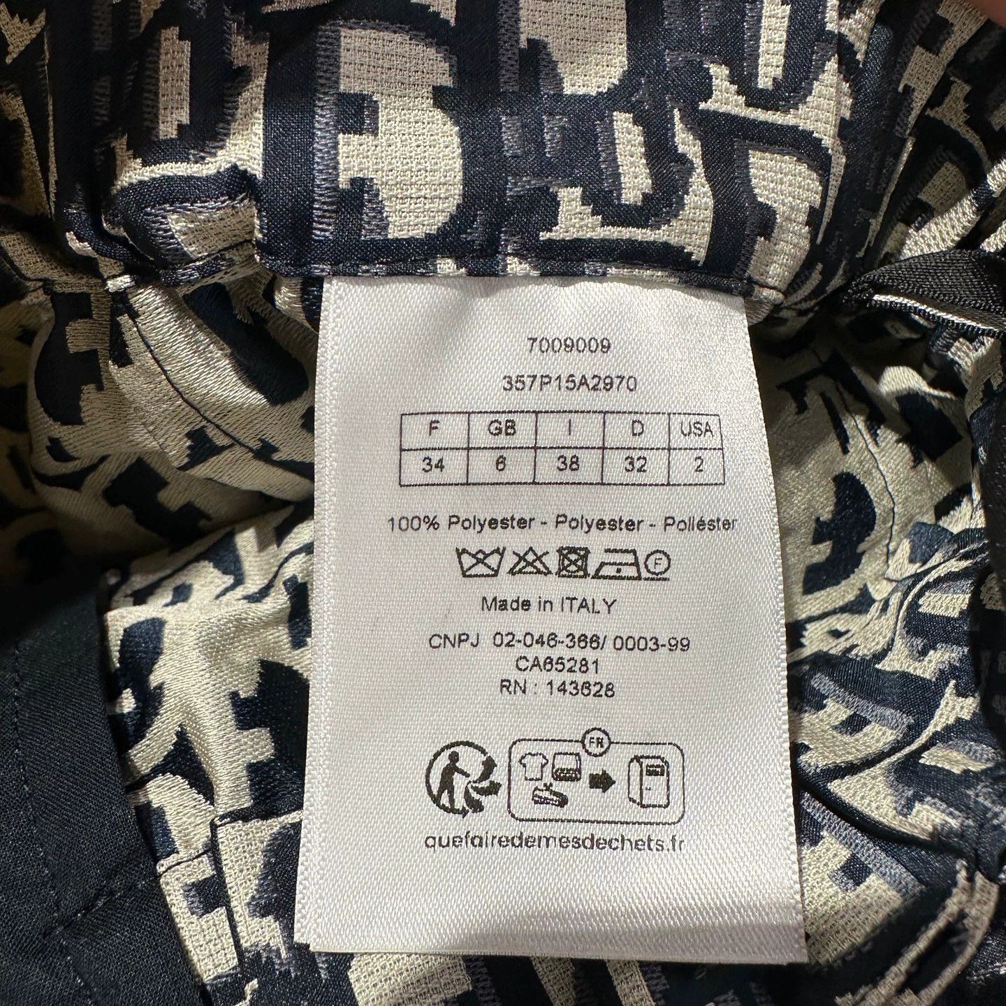Christian Dior Monsieur DIOR apr526 Monogram Buckle Skirt-Pants women's 34 Size 25" / US 0 / IT 36 - 4 Thumbnail