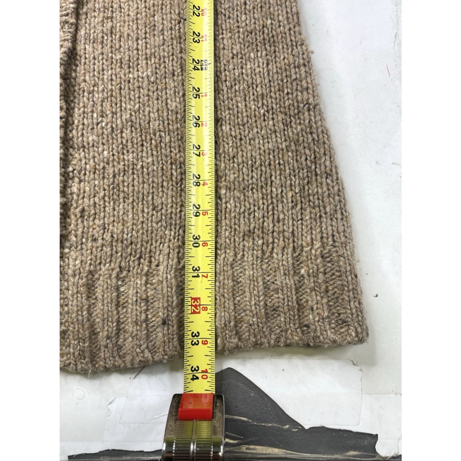 Vintage Carraig Donn Cardigan Long Sweater Womens S Aran Wool Button Front Ireland Size S / US 4 / IT 40 - 6 Thumbnail
