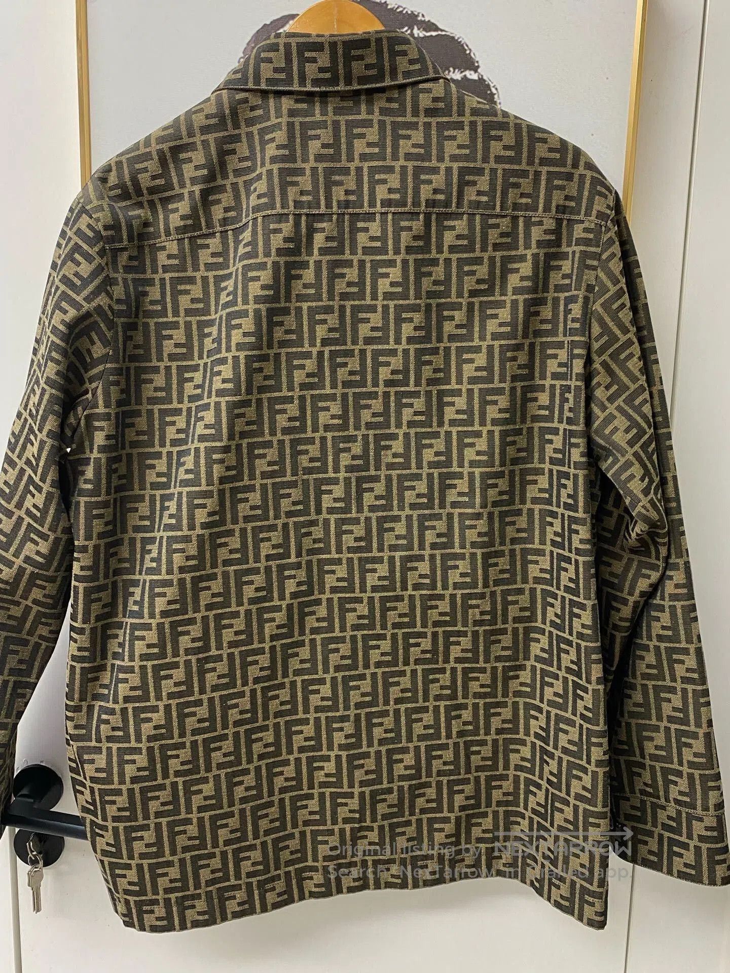 Fendi Fendi Classic FF Logo Shirt Jacket. Size US XS / EU 42 / 0 - 3 Thumbnail