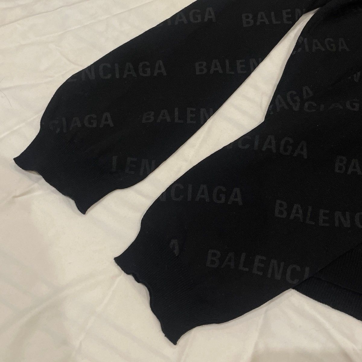Balenciaga Balenciaga Logo Knit Sweater Size M / US 6-8 / IT 42-44 - 5 Thumbnail
