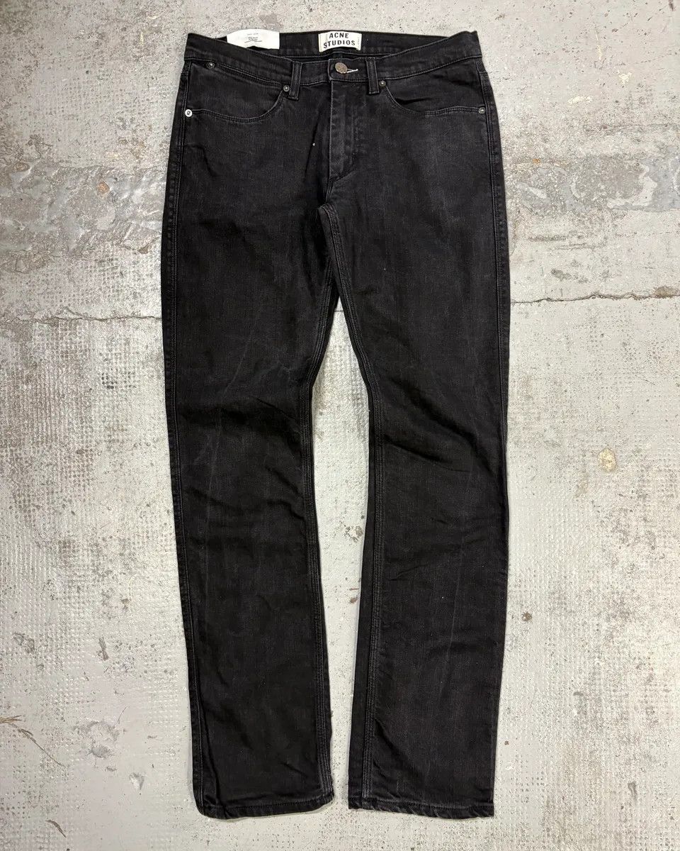 Acne Studios Acne Studios Black Slim Denim Jeans Size US 30 / EU 46 - 1 Thumbnail