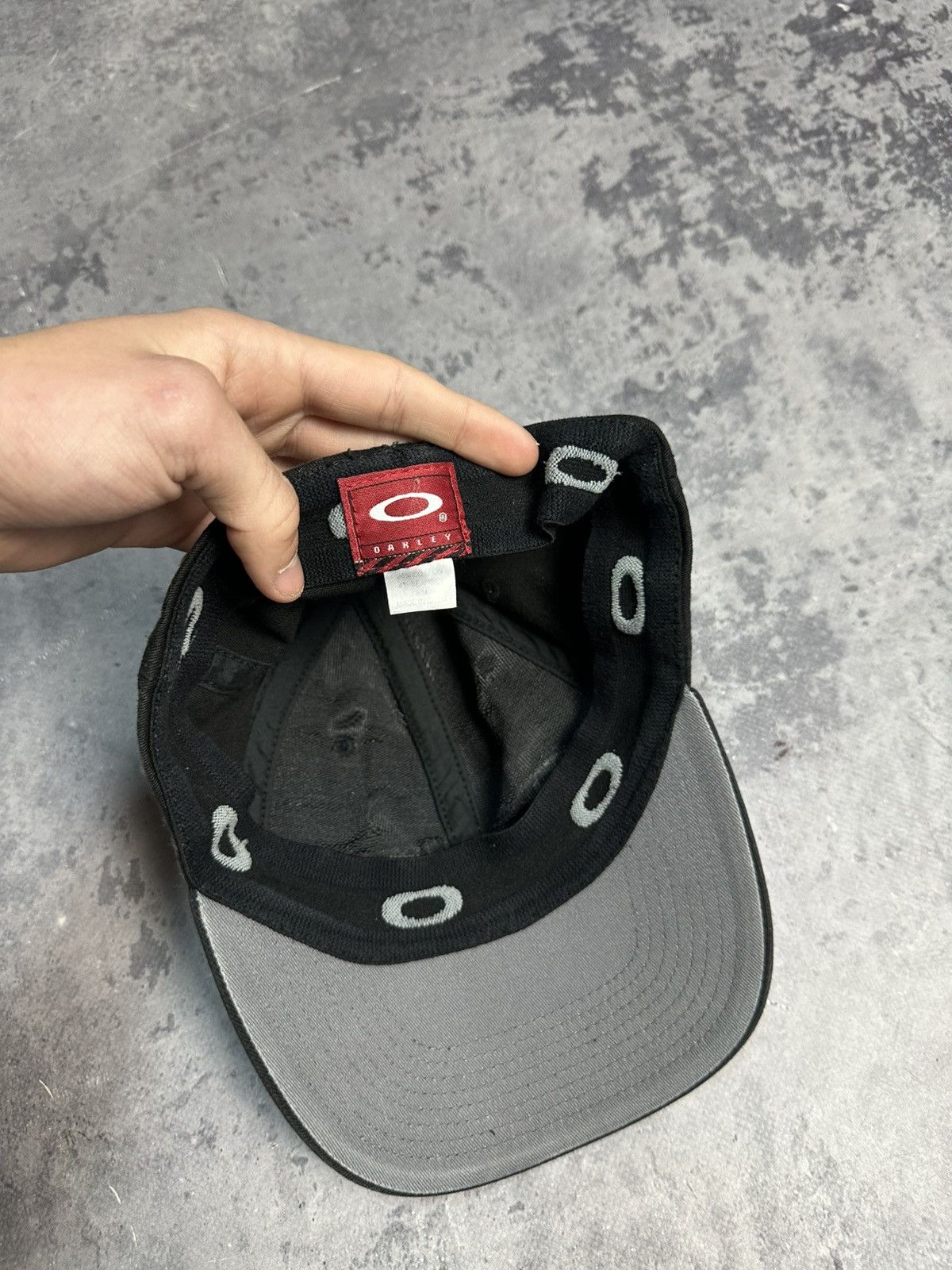 Oakley Vintage Oakley Big Logo Cap Size 28 - 6 Thumbnail