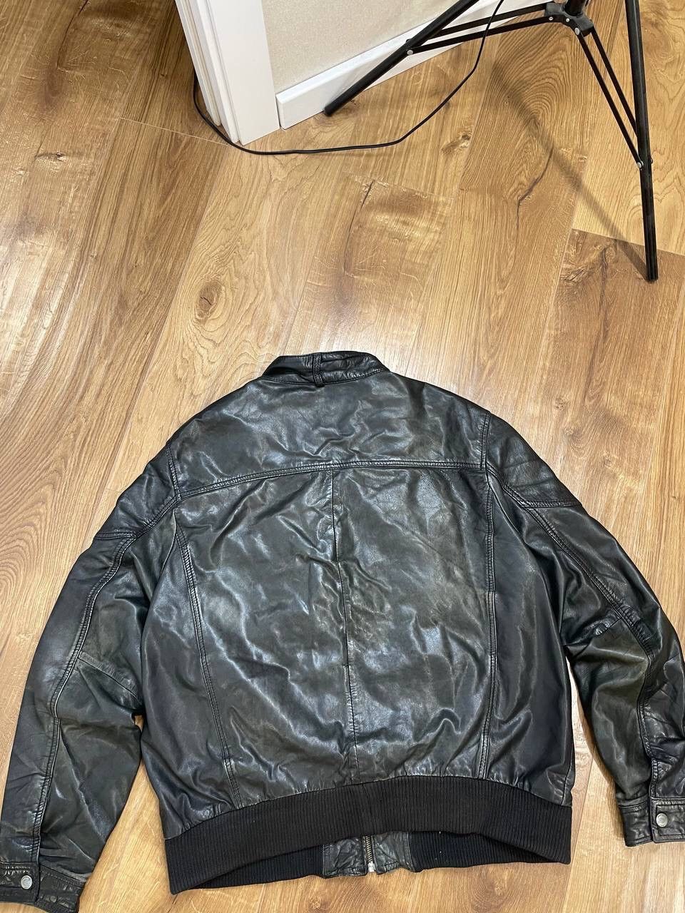 Genuine Leather Vintage Genuine Leather Aviator Leather Jacket Garment Dyed Size US L / EU 52-54 / 3 - 15 Thumbnail