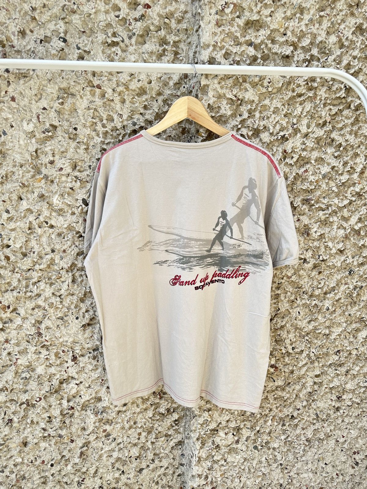 Vintage Vintage 2000s y2k Rene Eggli tee T-shirt Size US XL / EU 56 / 4 - 2 Thumbnail