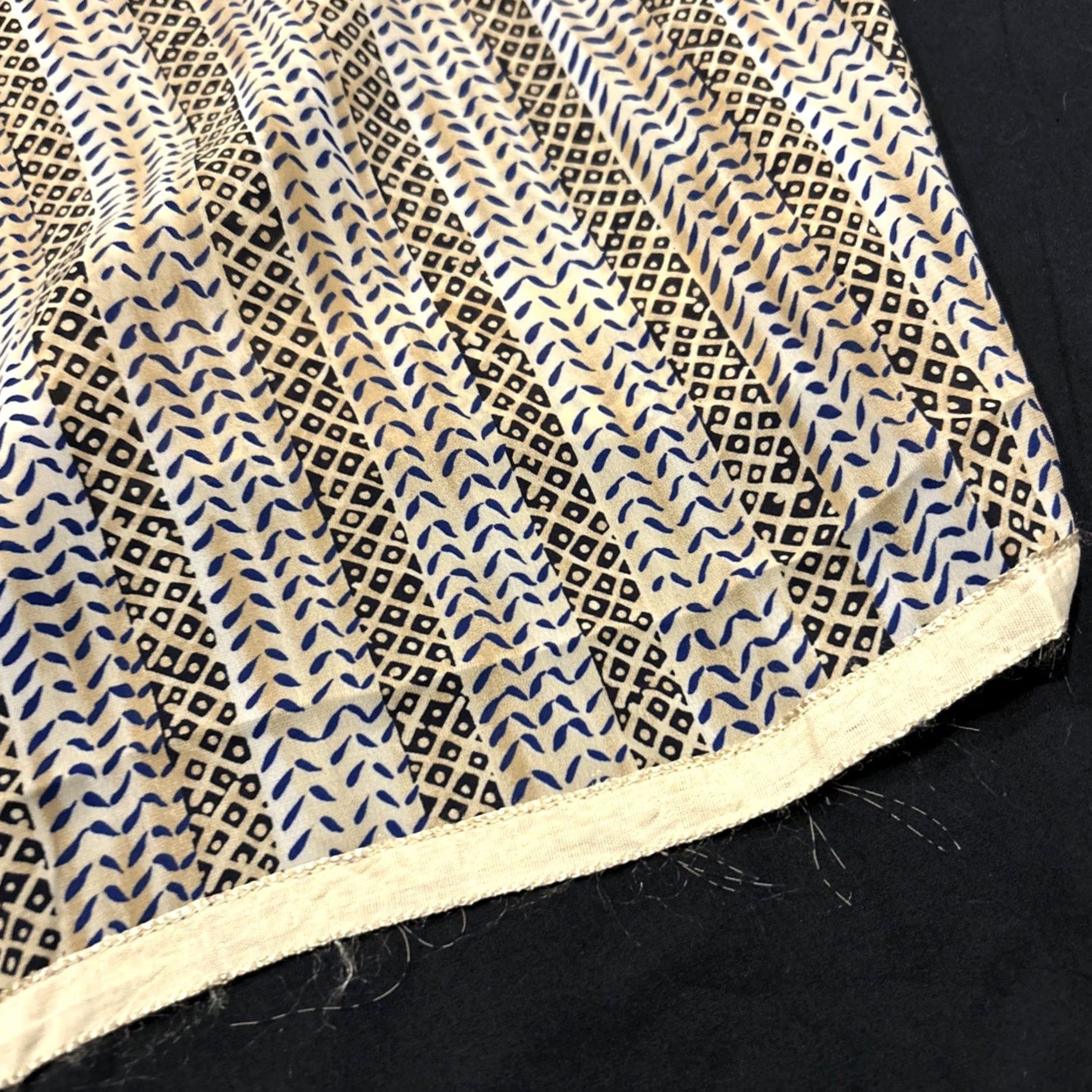 Vintage VTG Ship N Shore Skirt Womens L Polyester A Line A33 Size 36" / US 14 / IT 50 - 2 Thumbnail