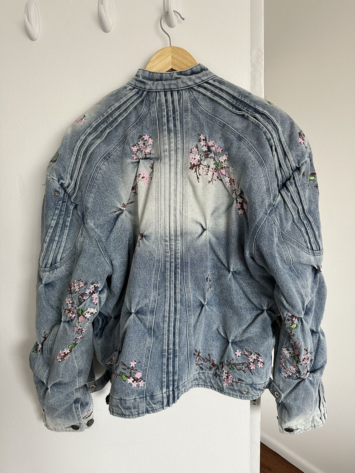 Bad Son Badson Cherry Blossom Overgrowth Denim Jacket | Grailed