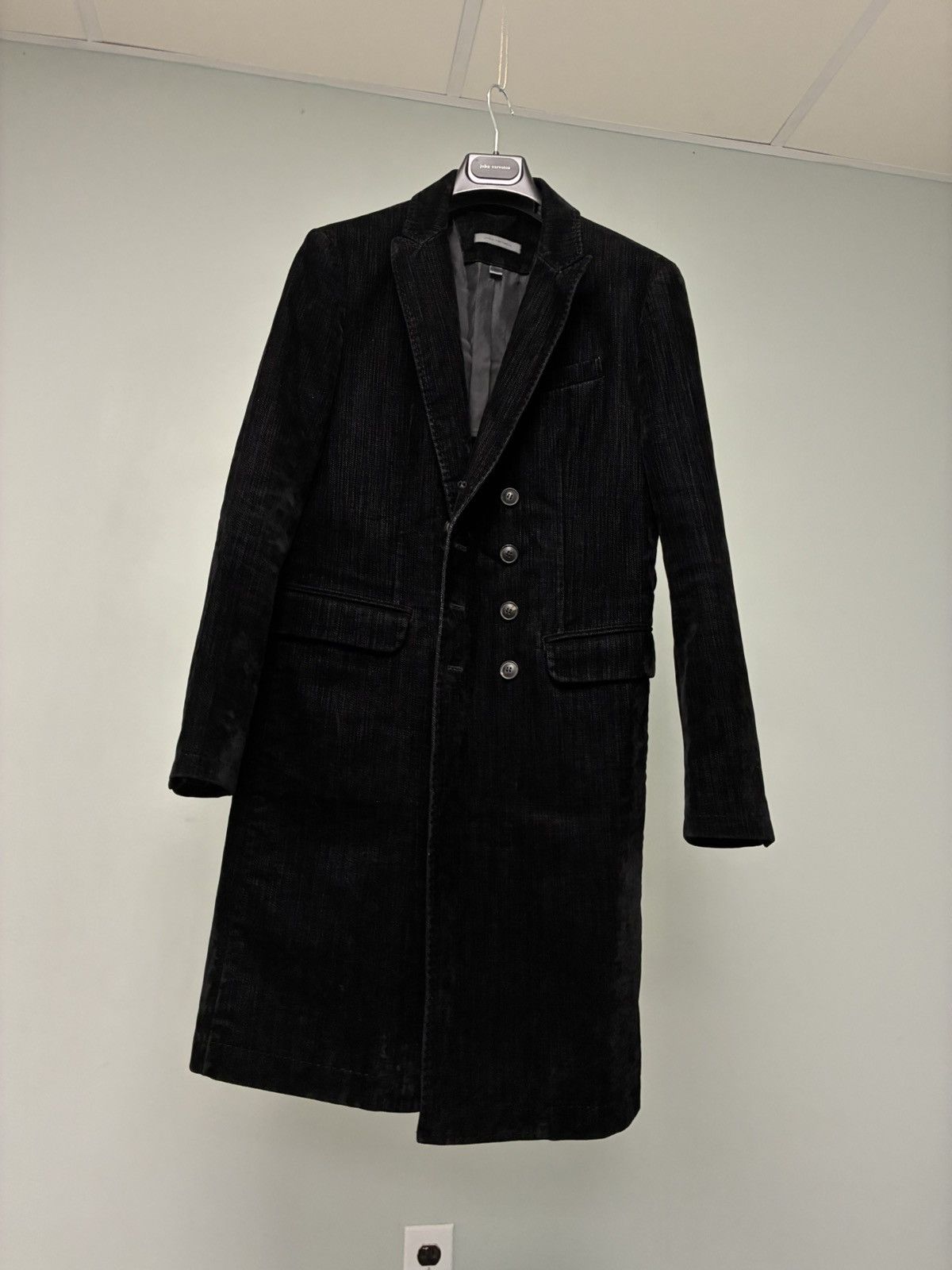 John Varvatos Flocked Velvet Coat EU 44 USA 34 Small Size US S / EU 44-46 / 1 - 17 Thumbnail