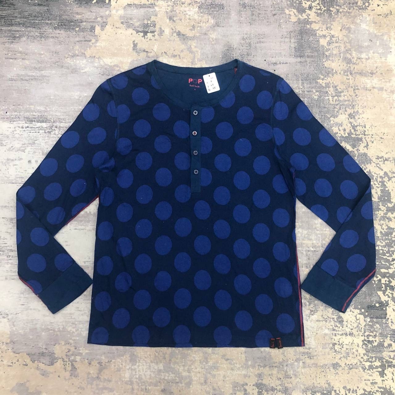 Paul Smith T548. PAUL SMITH POLKA DOT TEE Size L / US 10 / IT 46 - 3 Thumbnail