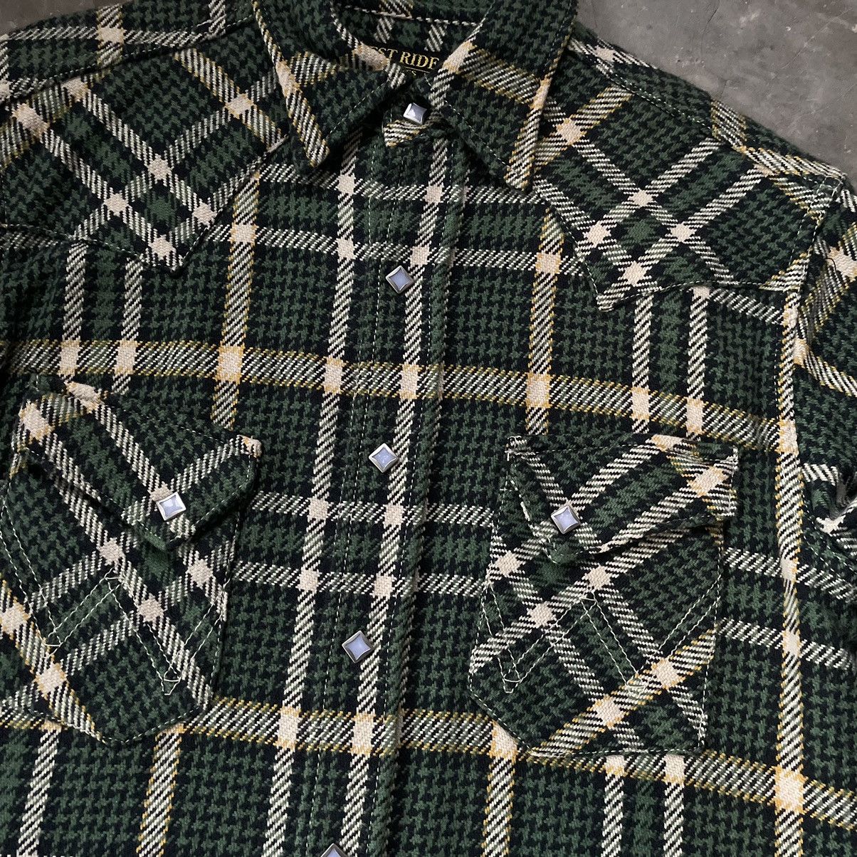 Japanese Brand West ride heavy flannel shirt Size US M / EU 48-50 / 2 - 2 Thumbnail