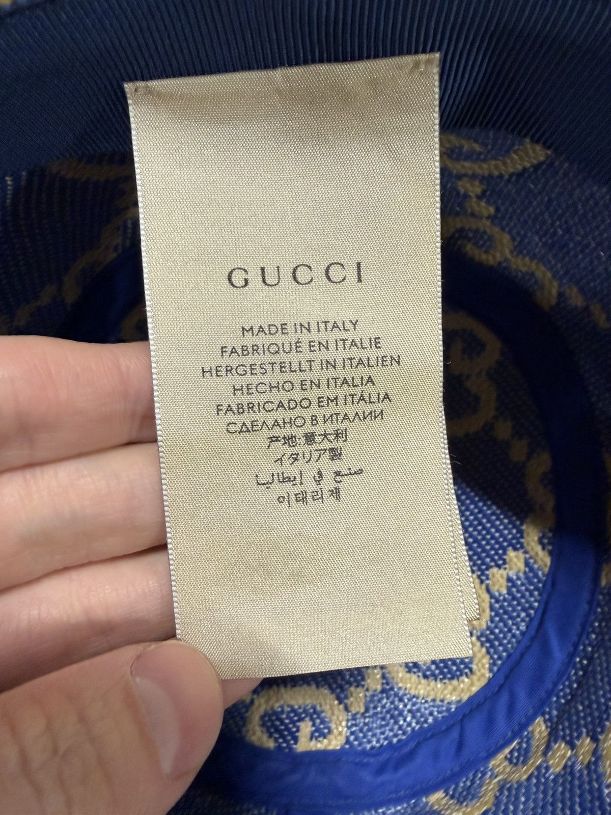 Gucci Gucci Raffia GG Bucket Hat NEW 750$ Size M Size ONE SIZE - 5 Thumbnail