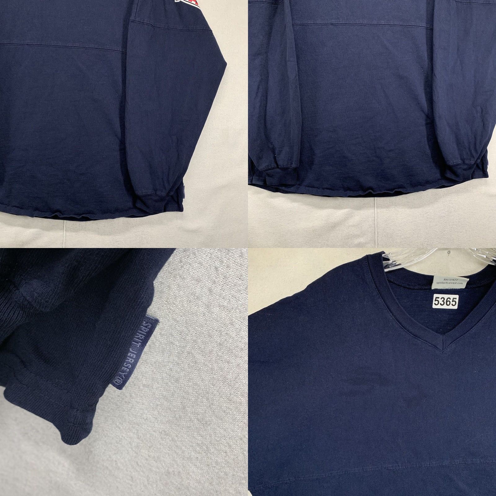 ESPIRIT VINTAGE Spirit Oregon Anchored Long Sleeve Shirt Women's Large Navy Blue Size L / US 10 / IT 46 - 8 Thumbnail
