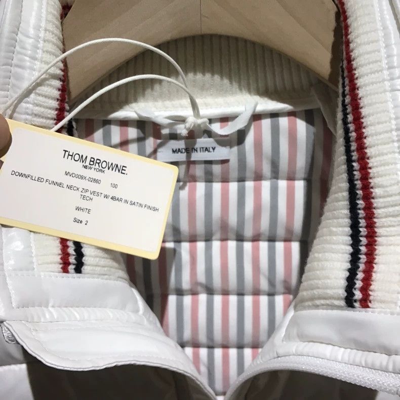 Thom Browne Thom Browne Feathered vest Size US XL / EU 56 / 4 - 3 Thumbnail