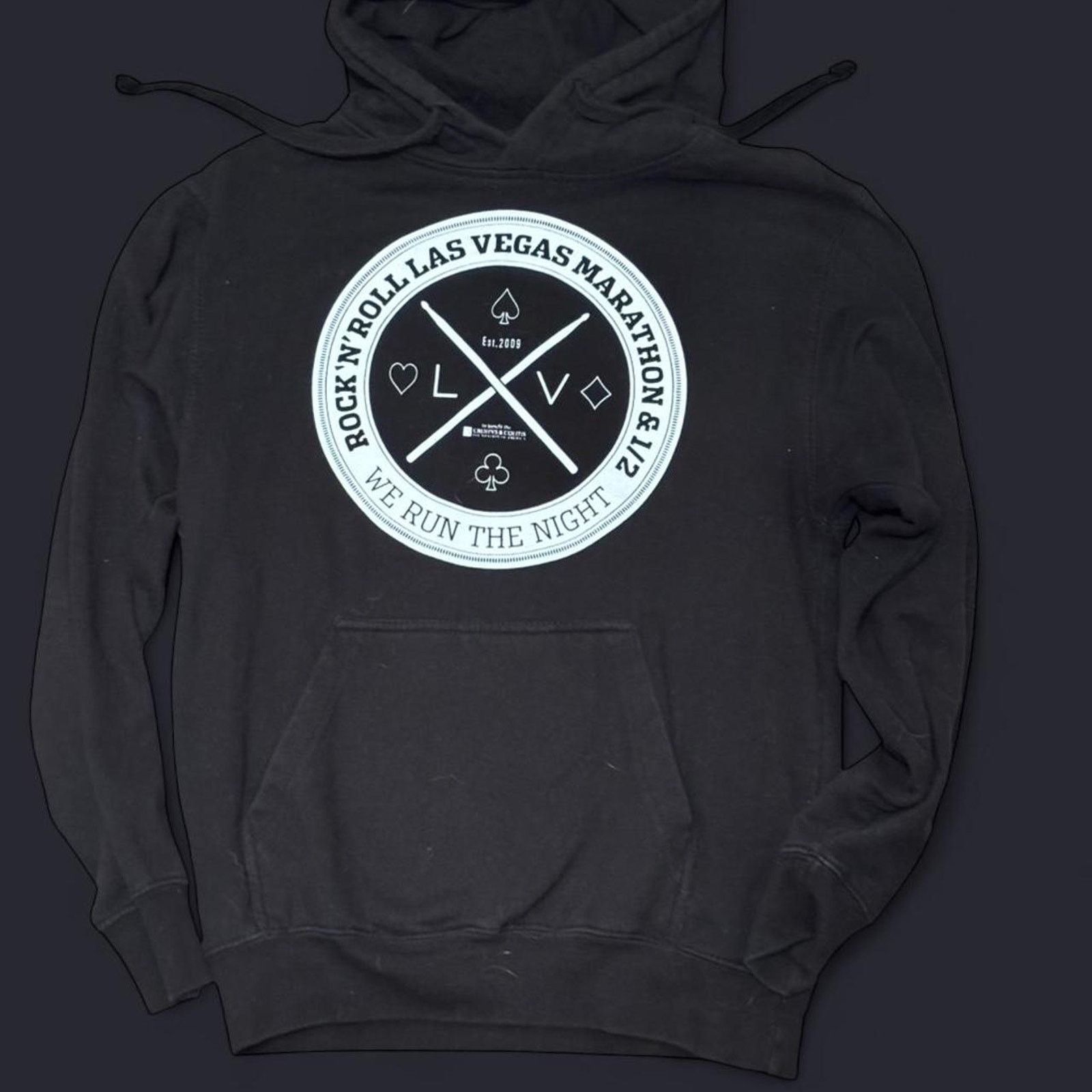 Gildan Black las vegas marathon hoodie Size US S / EU 44-46 / 1 - 1 Thumbnail