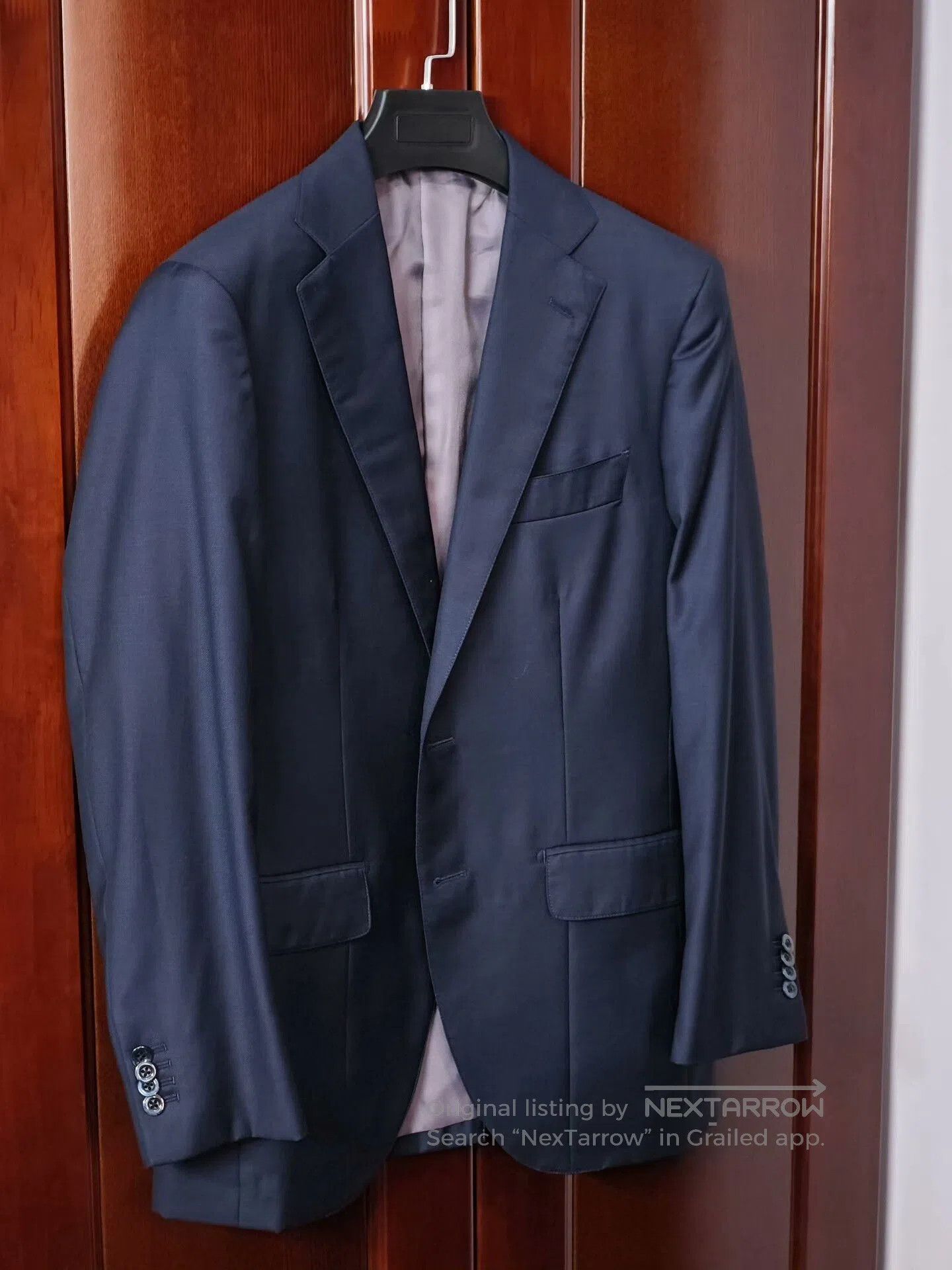 Japanese Brand DORMEUIL Custom Wool Suit Jacket. Size US M / EU 48-50 / 2 - 2 Thumbnail