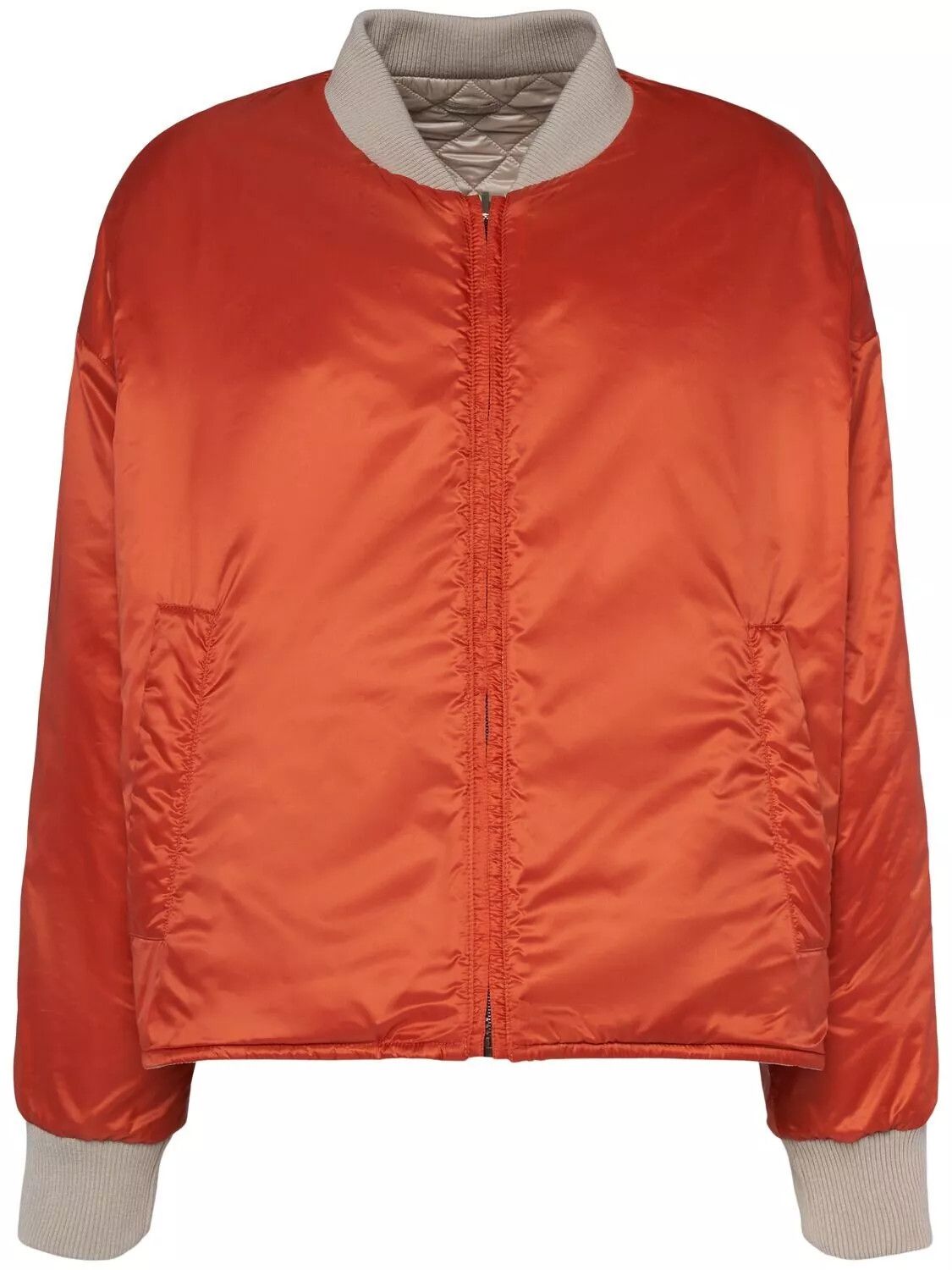 Max Mara MAX MARA Licia Hazelnut Reversible Bomber Jacket Size M / US 6-8 / IT 42-44 - 2 Thumbnail