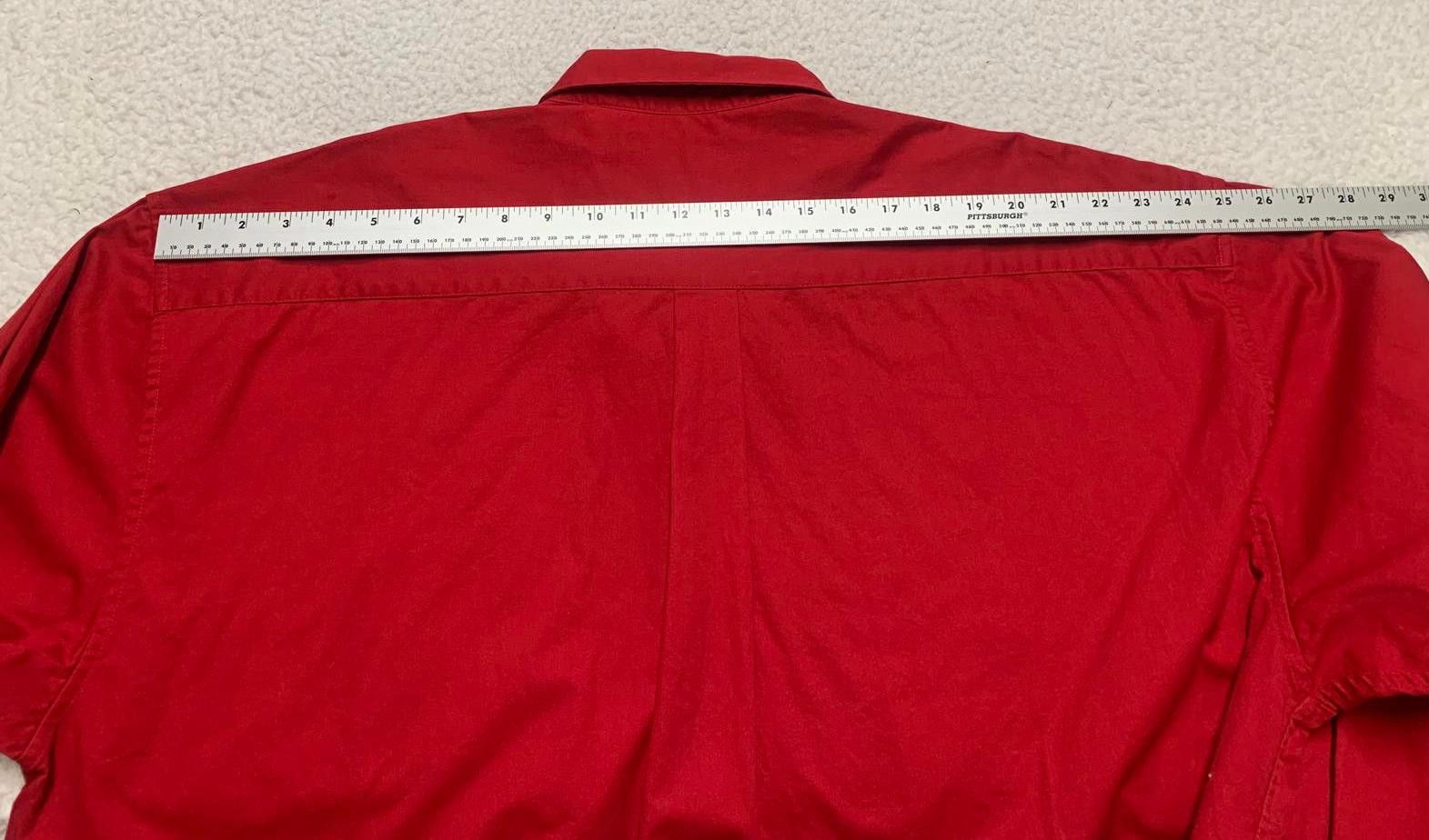 Other Munsingwear Men's 3X Red Wrinkle Resistant Red Button Shirt Size US XXL / EU 58 / 5 - 5 Thumbnail