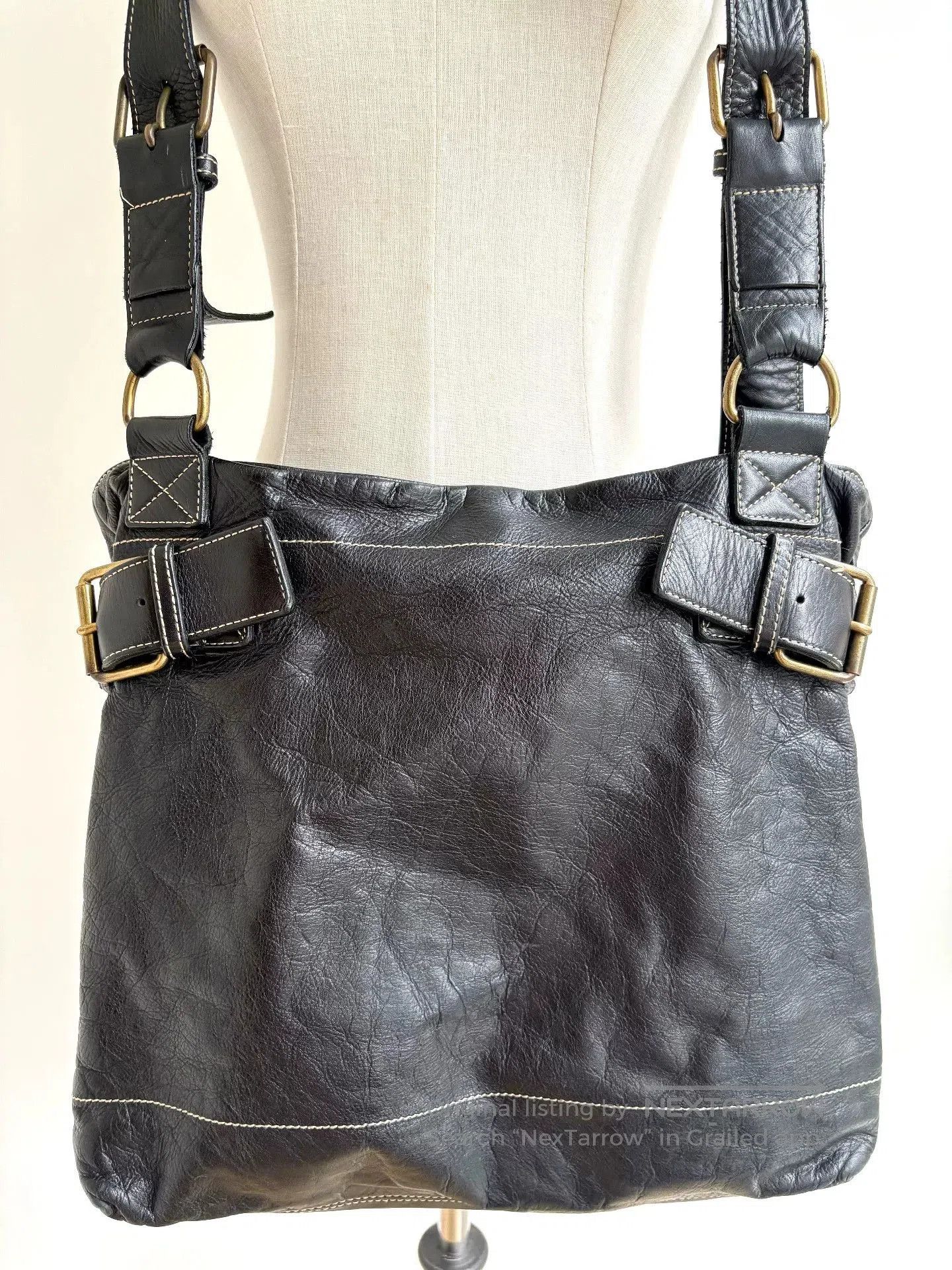 Vivienne Westwood Vivienne Westwood Vintage Black Leather Bag. Size ONE SIZE - 4 Thumbnail