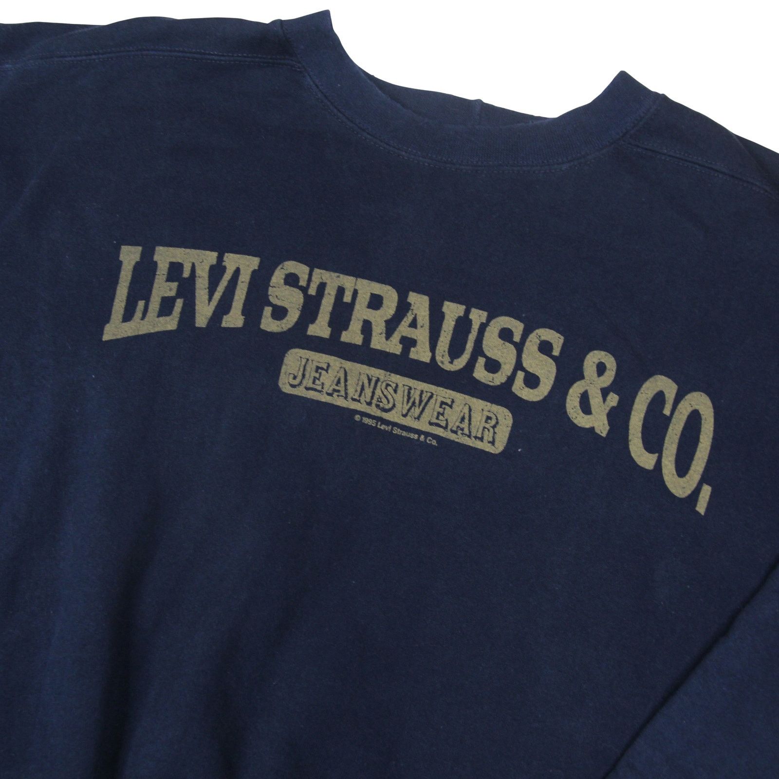 Levi's × Vintage Vintage Levis Strauss Spellout Sweatshirt Size US XL / EU 56 / 4 - 2 Thumbnail