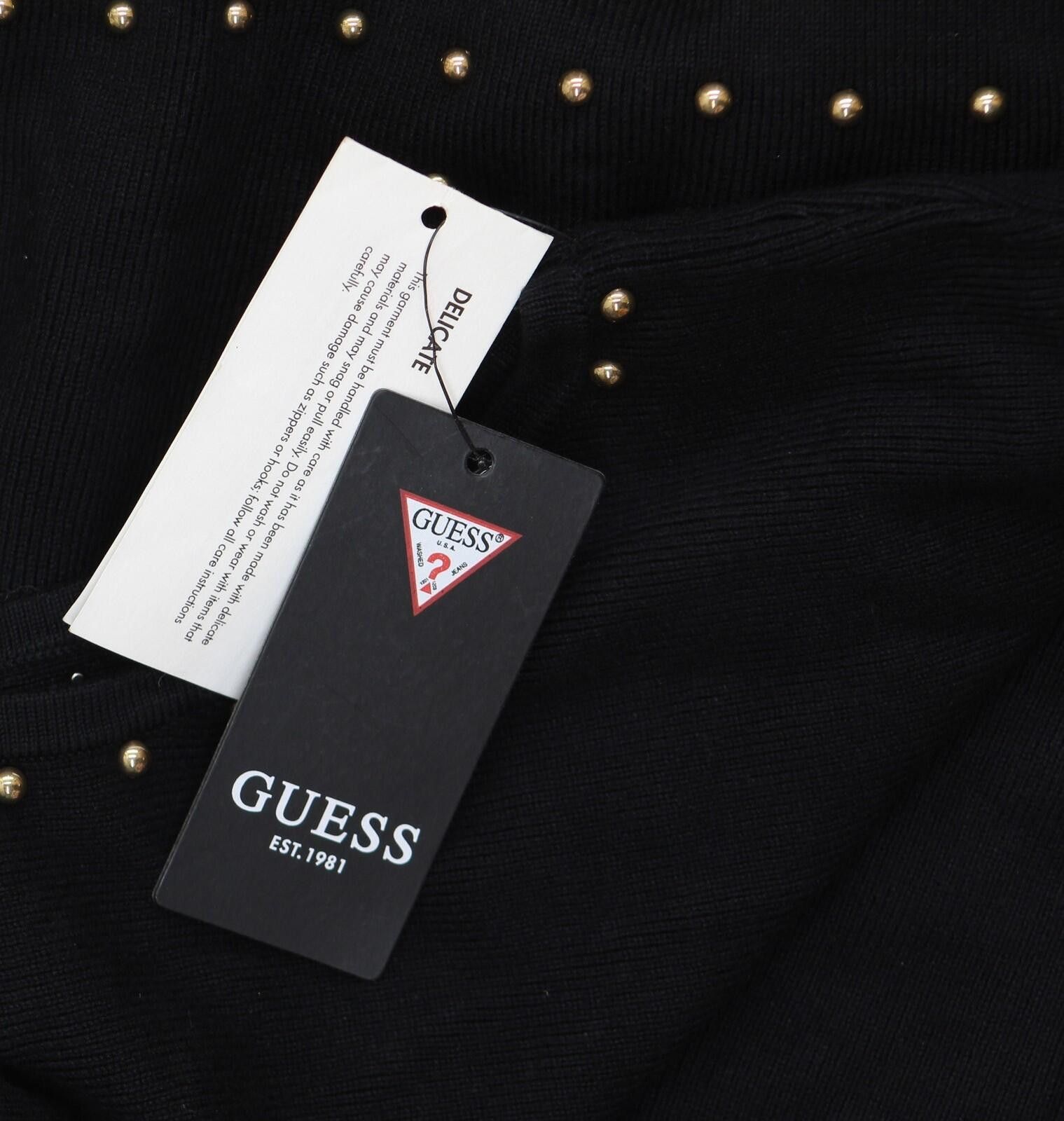 Guess Nwt Guess Womens Bodycon Veronika Sweater Dress Jet Black Xl Size XL / US 12-14 / IT 48-50 - 3 Thumbnail