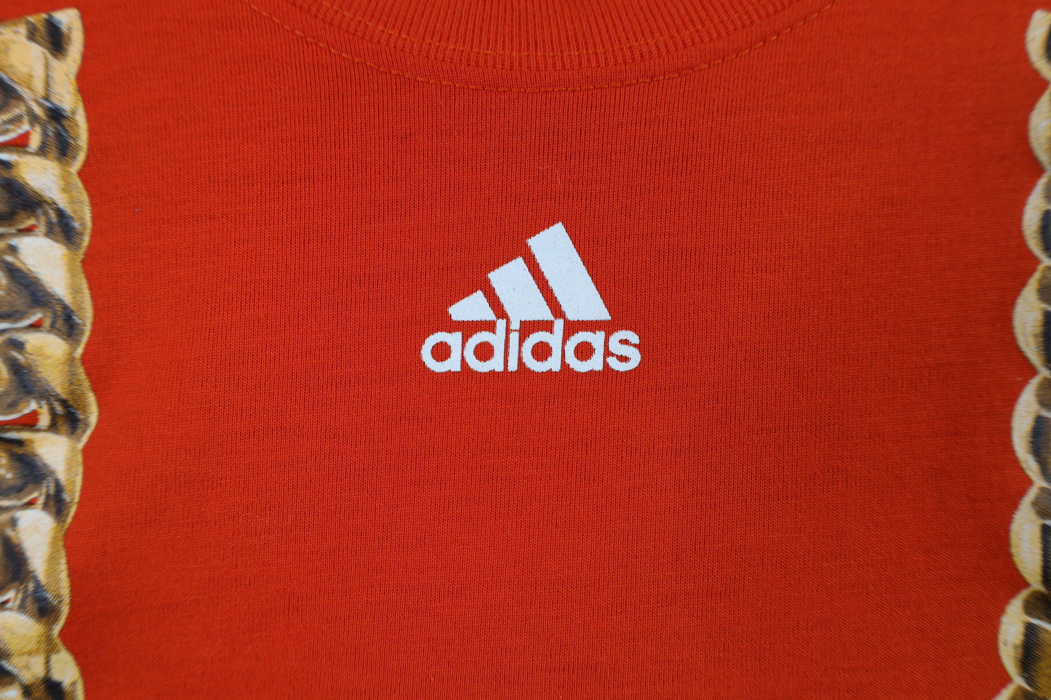 Adidas Adidas Miami Hurricanes Football Turnover Chain T-Shirt Size US L / EU 52-54 / 3 - 6 Thumbnail