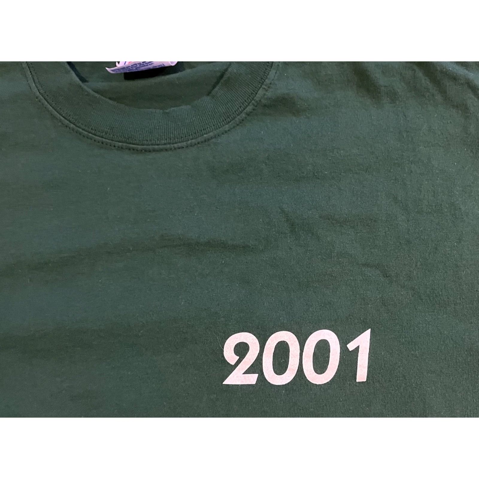 Hanes VINTAGE Hanes Shirt Men Medium Green Camp Weitzel Lake Champlain 2001 Logo Graphic Print Crew Neck Short Sleeve Jersey Cotton Size US M / EU 48-50 / 2 - 4 Thumbnail
