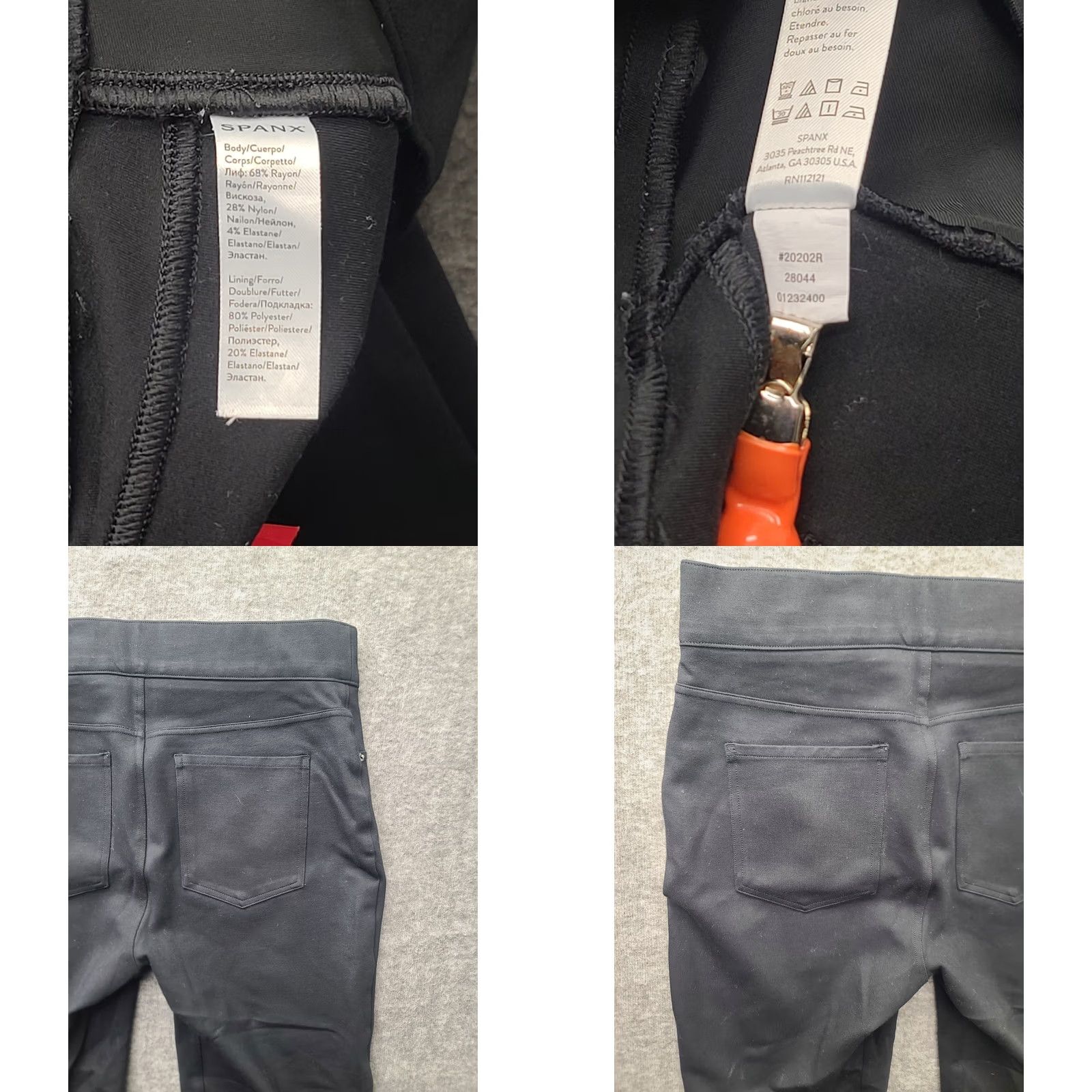 Spanx Spanx The Perfect Black Pant Womens L High Rise Ankle Gut Check No Camel Toe Pants Leggings Size 36" / US 14 / IT 50 - 8 Thumbnail