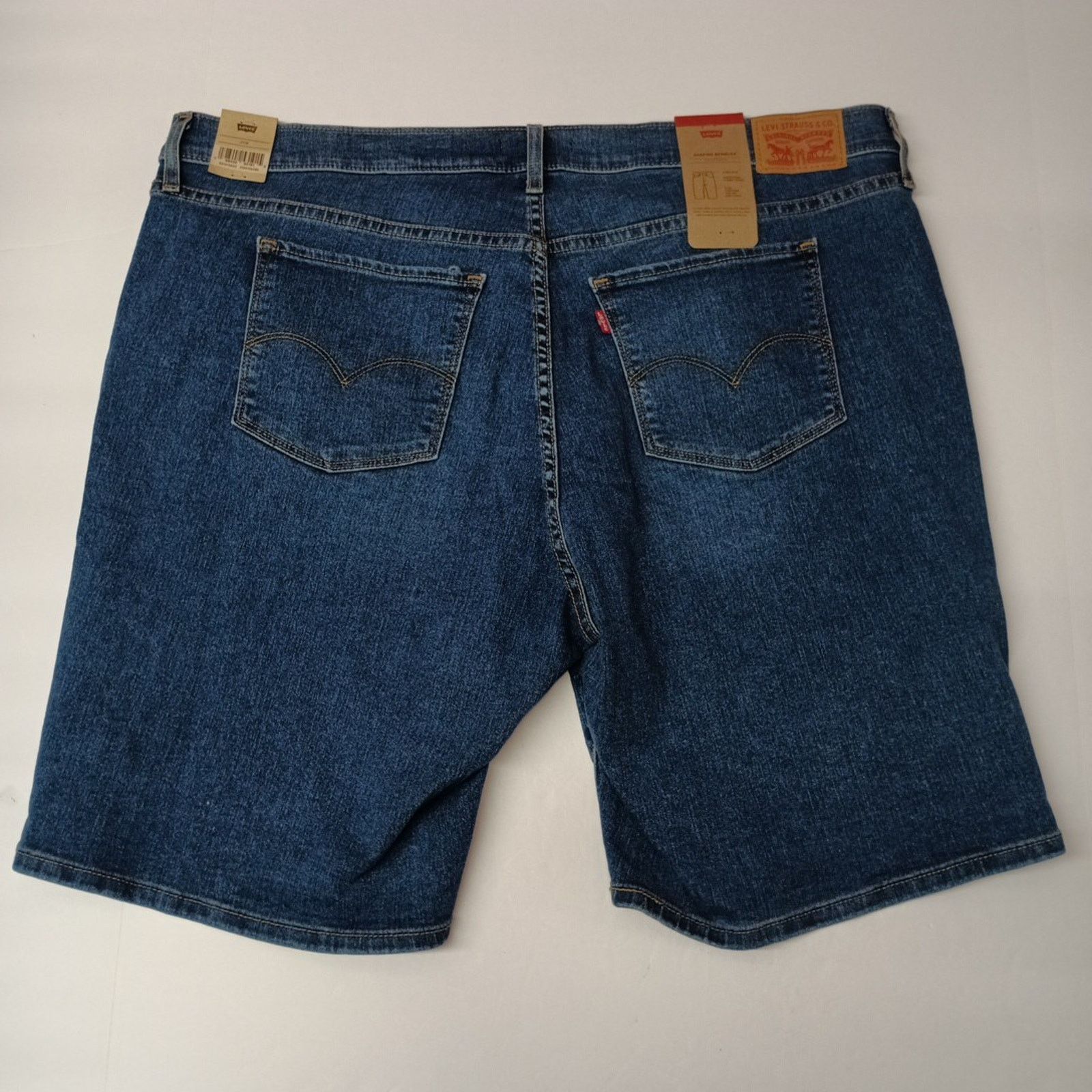 Levi's Levi's Shaping Bermuda Shorts Womens 20W Mid Rise Blue Denim Size 40" / US 18 - 6 Thumbnail