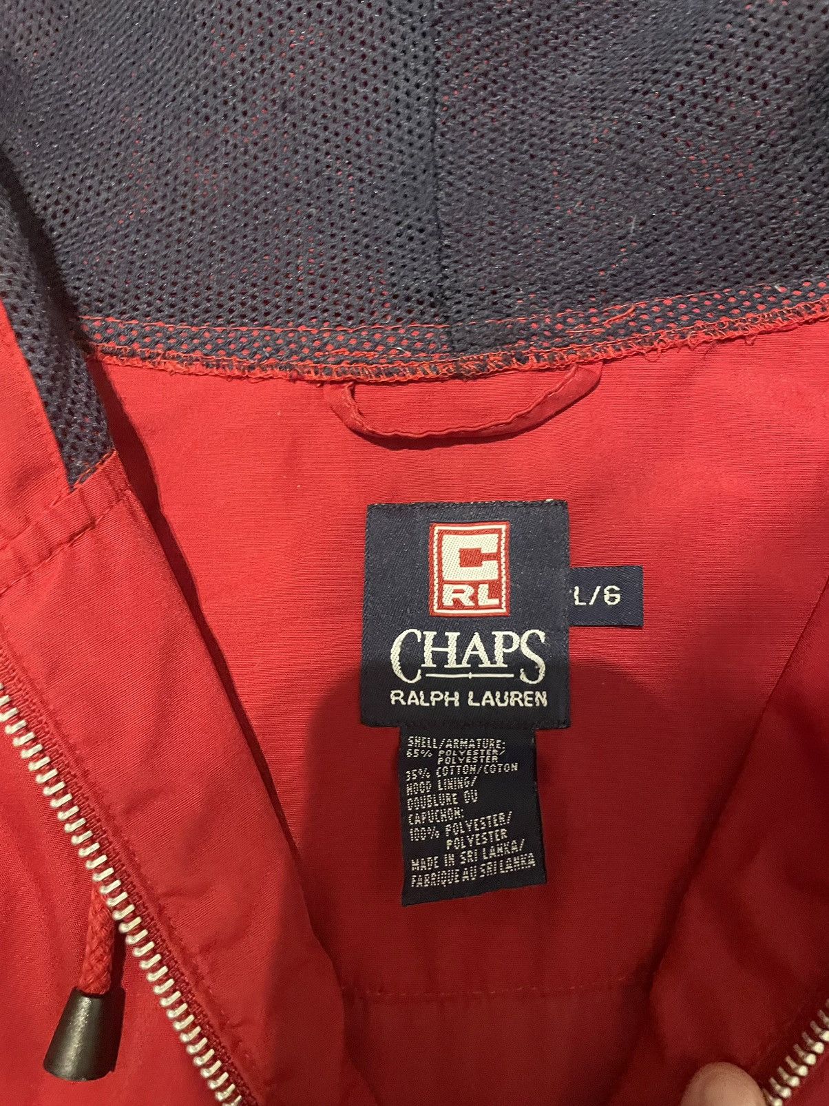 Chaps Ralph Lauren × Polo Ralph Lauren × Ralph Lauren Vintage 90’s Chaps Ralph Lauren Nautical Windbreaker Size US L / EU 52-54 / 3 - 5 Thumbnail