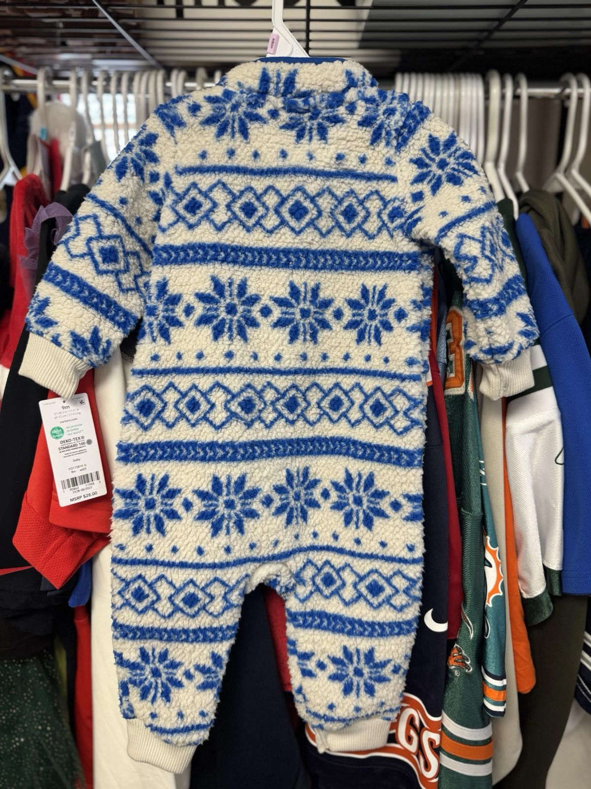 Designer Baby Carter's CHRISTMAS Pajamas Size 12 months Fleece Size ONE SIZE - 3 Thumbnail