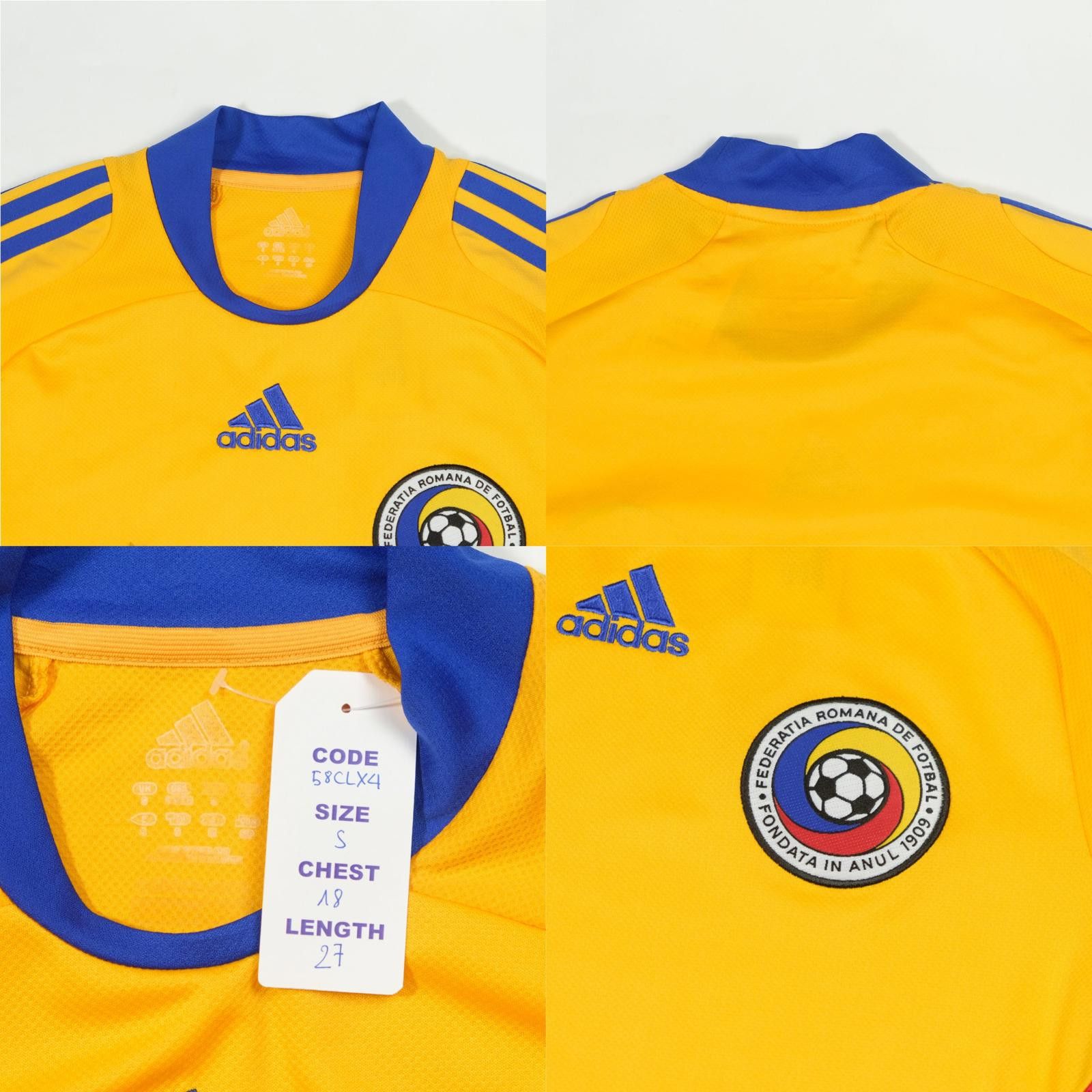 Adidas 2008/09 Romania Home Shirt (S) Size US S / EU 44-46 / 1 - 4 Thumbnail