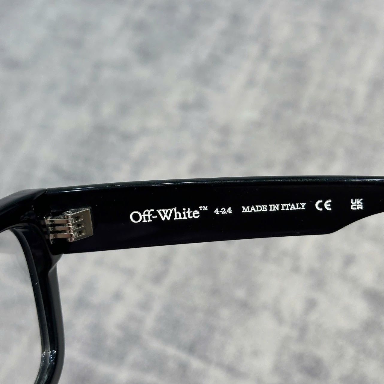 Off-White OFF WHITE OPTICAL STYLE 59 BLACK SUNGLASSES Size ONE SIZE - 5 Thumbnail