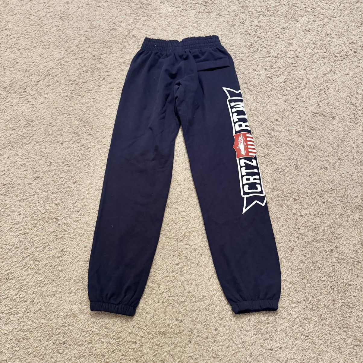 Corteiz NWT Corteiz Dead Stock Navy Sweatpants Small Size US 32 / EU 48 - 6 Thumbnail