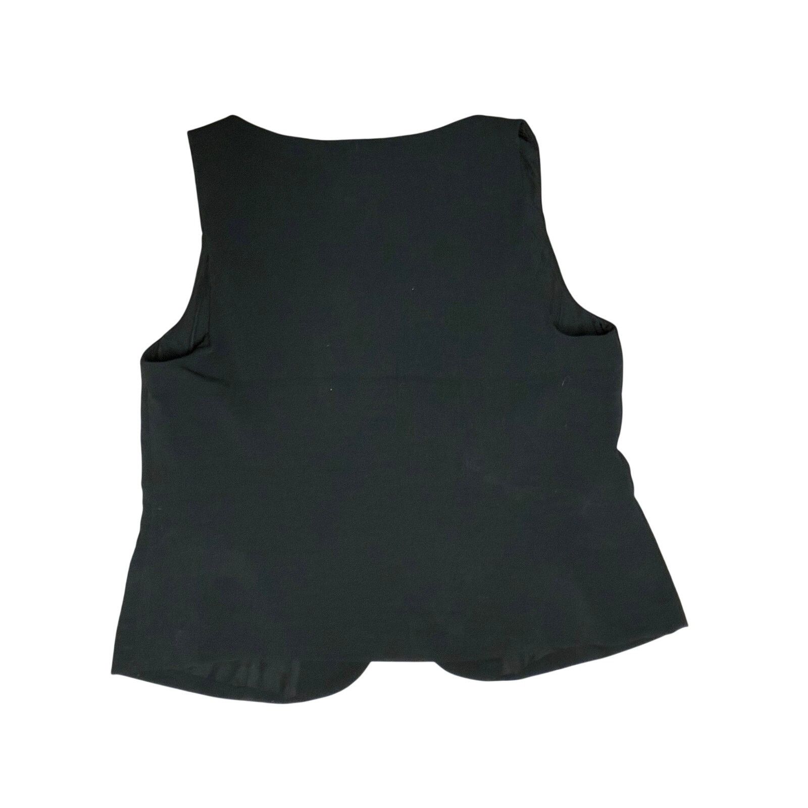 The Unbranded Brand A New Day Women’s Carefree Crepe Vest Size XXL Black Size XXL / US 16-18 / IT 52-54 - 4 Thumbnail