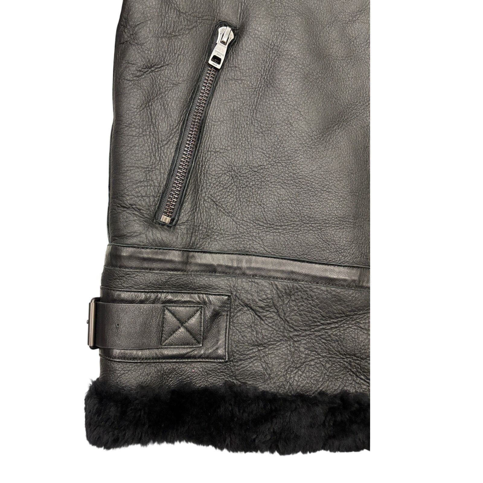 Other *R38 INTUITION Sheep Leather Bomber Jacket FR50/US40 Large Size US L / EU 52-54 / 3 - 8 Thumbnail