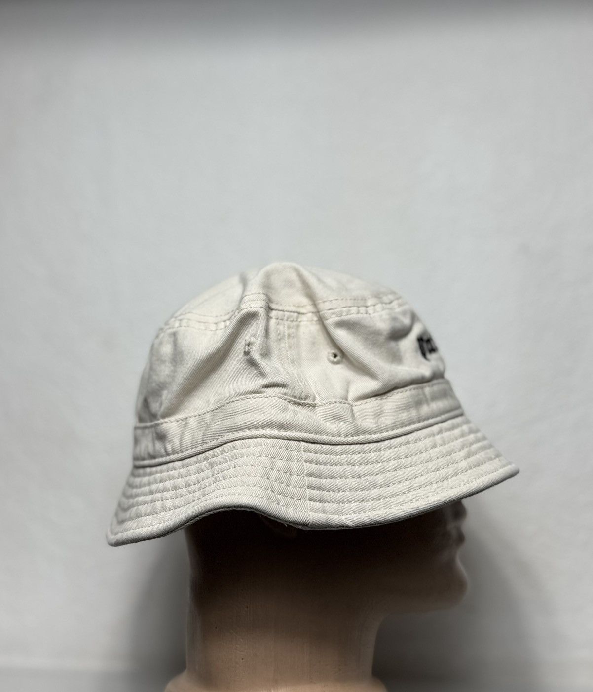 Palm Angels Palm Angels Panama Bucket Hat Luxury White Size ONE SIZE - 5 Thumbnail