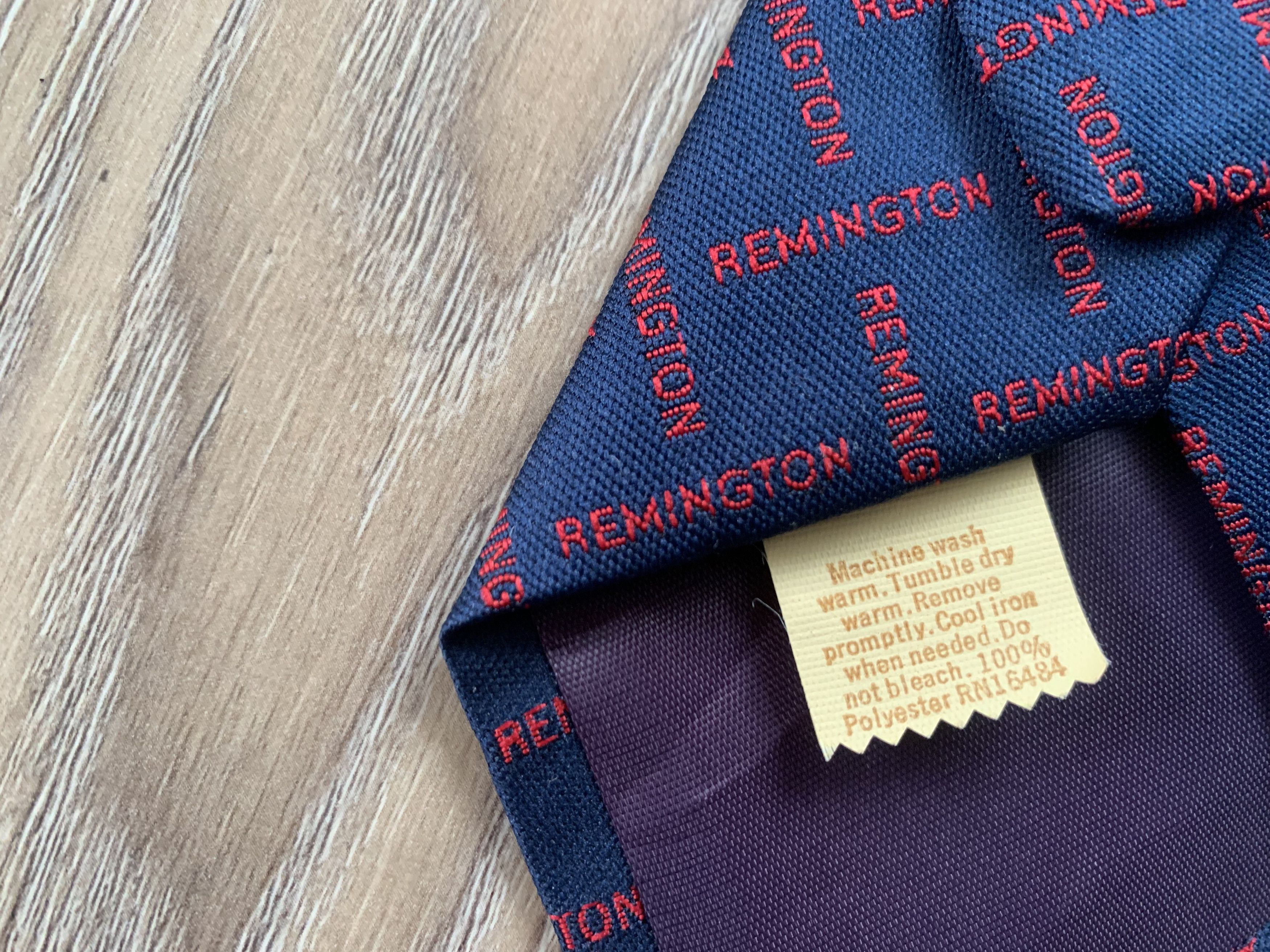 Other Remington Monogram Printed Silk Tie Size ONE SIZE - 6 Thumbnail