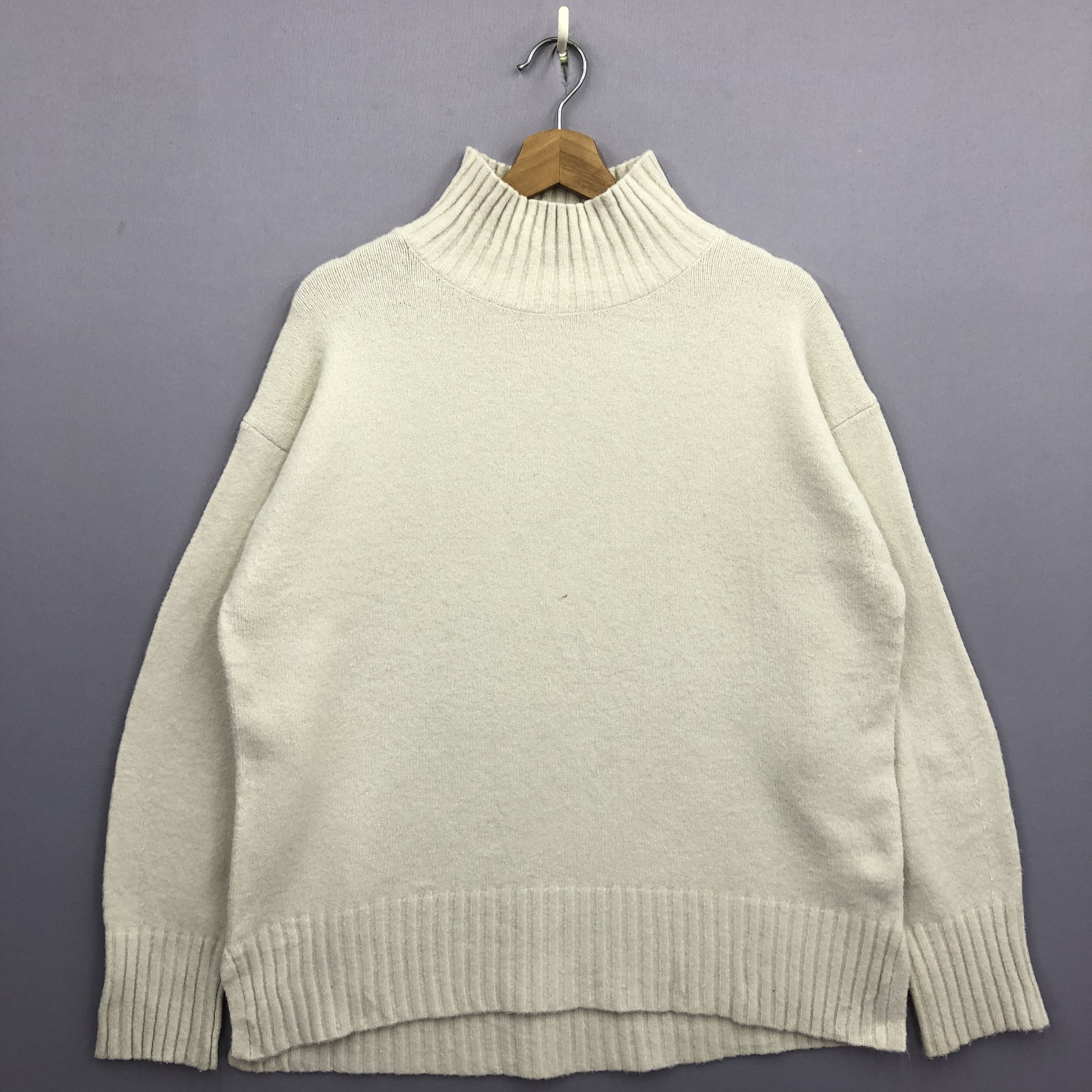 Homespun Knitwear × Japanese Brand Vintage Japanese Turtleneck Knitwear Sweater Sweatshirt Size US M / EU 48-50 / 2 - 2 Thumbnail