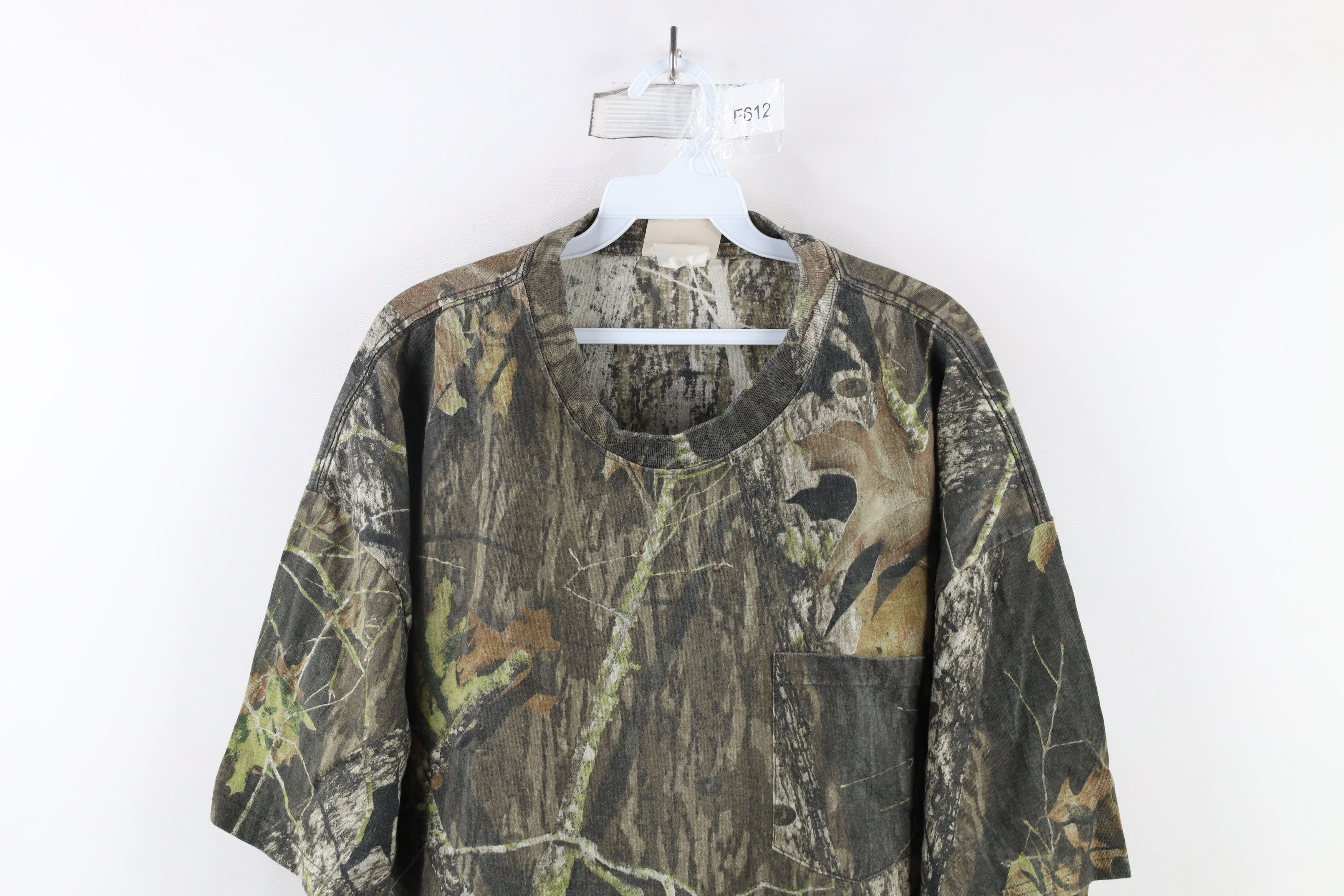 Vintage Vintage 90s Streetwear Camouflage Heavyweight T-Shirt Size US XXL / EU 58 / 5 - 2 Thumbnail