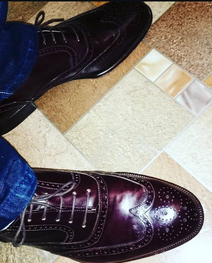 Bruno Magli handmade brogues us11