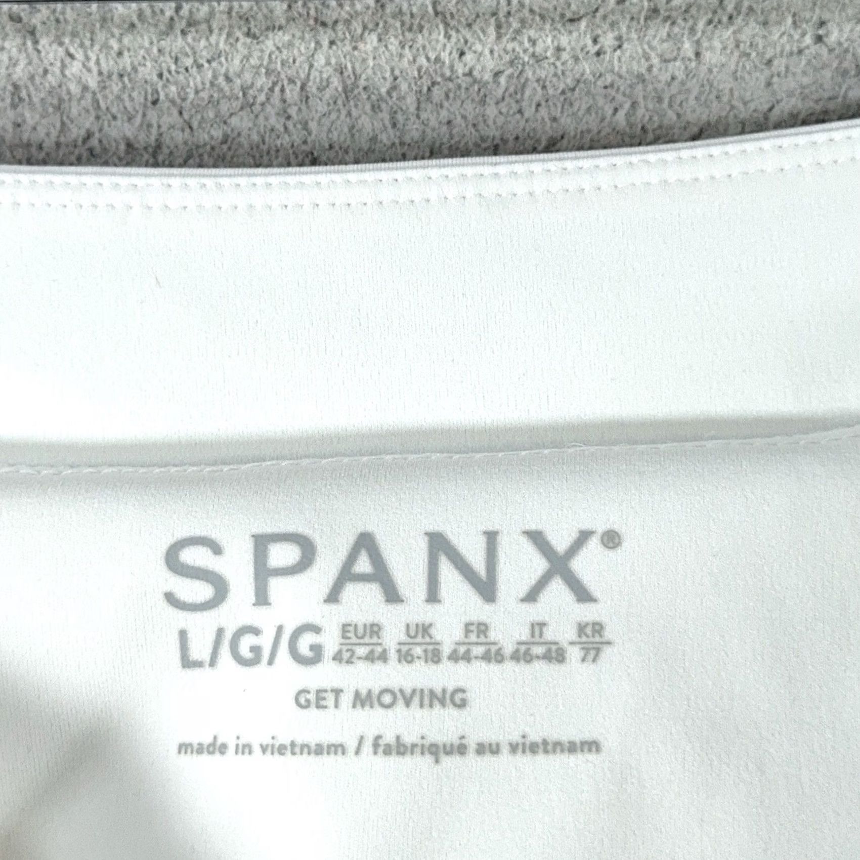 Spanx Spanx Shorts Get Moving Pleated Skort 14" Womens Large White Shape Tennis Skirt Size 36" / US 14 / IT 50 - 2 Thumbnail