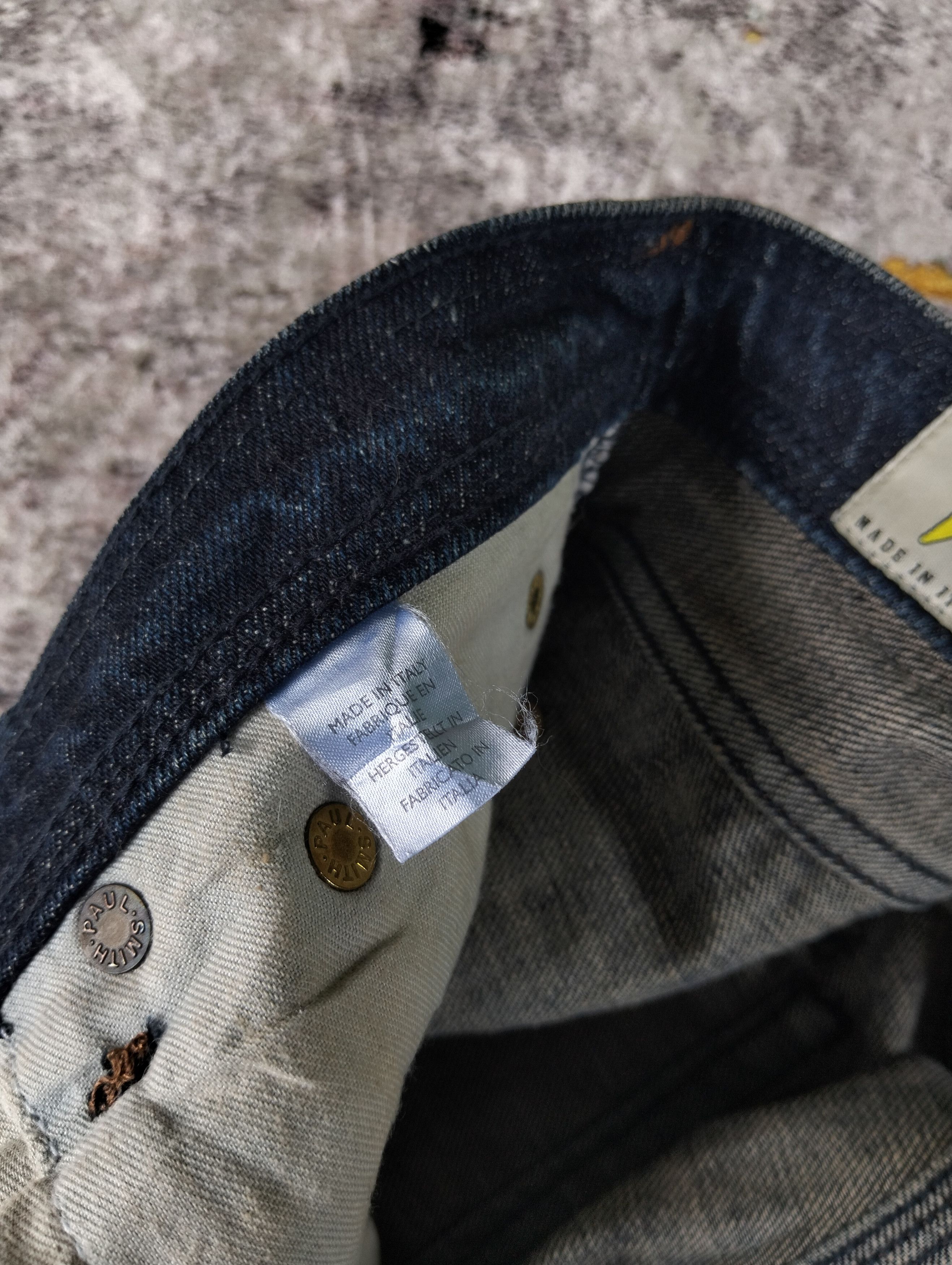 Paul Smith Paul Smith Jeans Button Fly Paint Splatter Distressed Denim Size US 32 / EU 48 - 20 Thumbnail