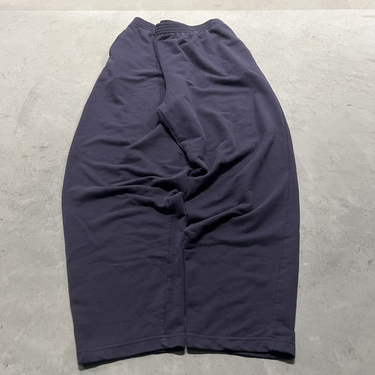 Japanese Brand × Vintage Crazy Vintage Y2K Blue Sweatpants with pockets n waistband Size US 38 / EU 54 - 2 Thumbnail