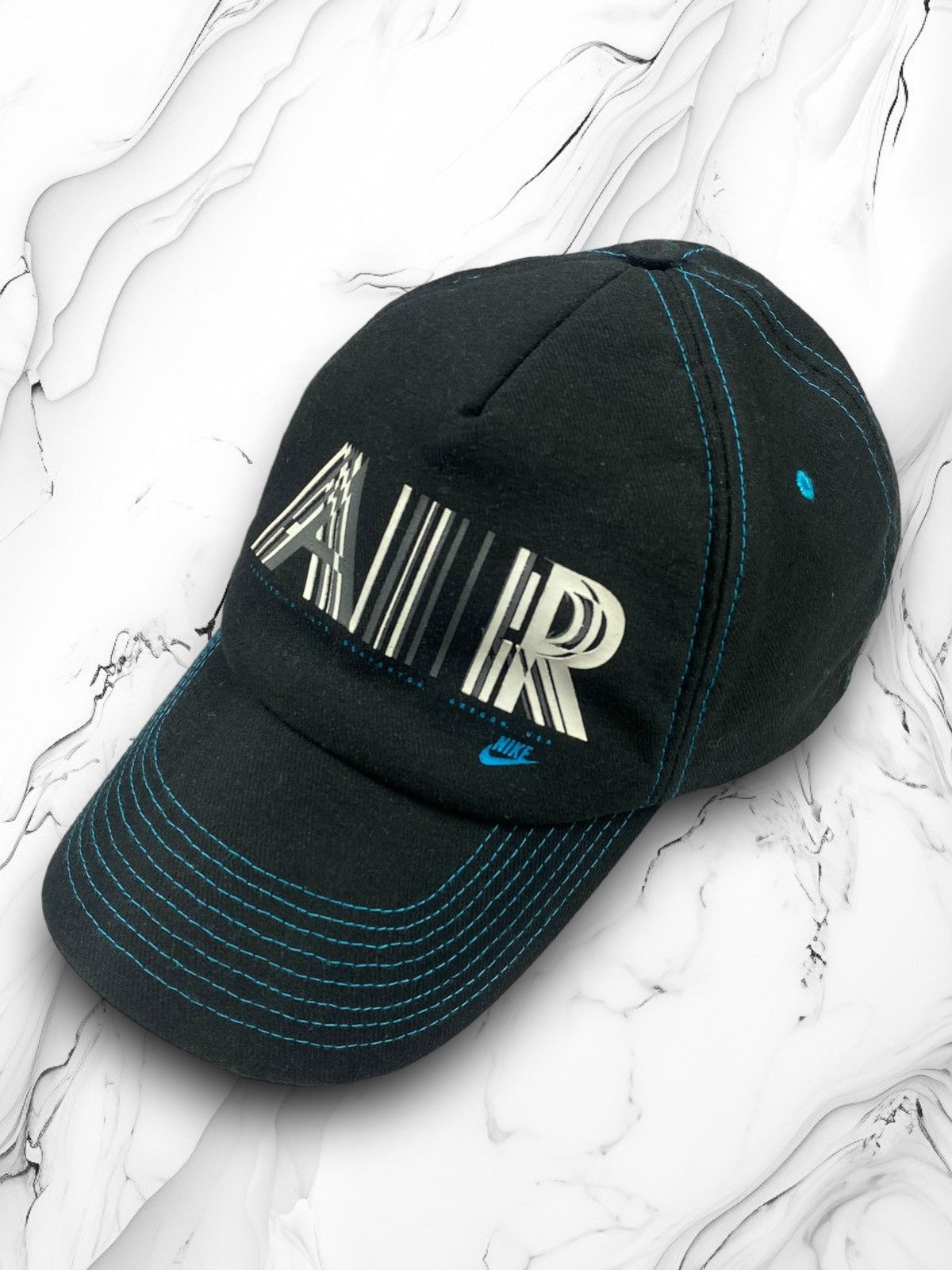 Nike × Vintage Vintage Nike Y2K Drill Cap Hats Size ONE SIZE - 1 Thumbnail