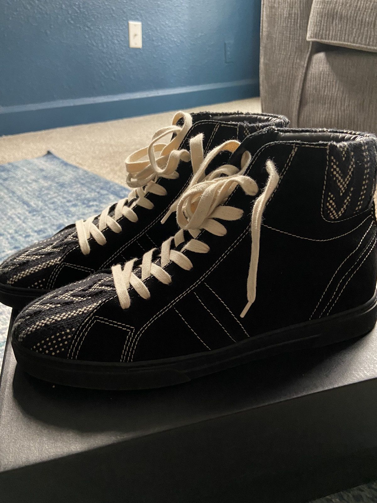 Yves Saint Laurent Joe mid top sneaker Size US 9.5 / EU 42-43 - 7 Thumbnail