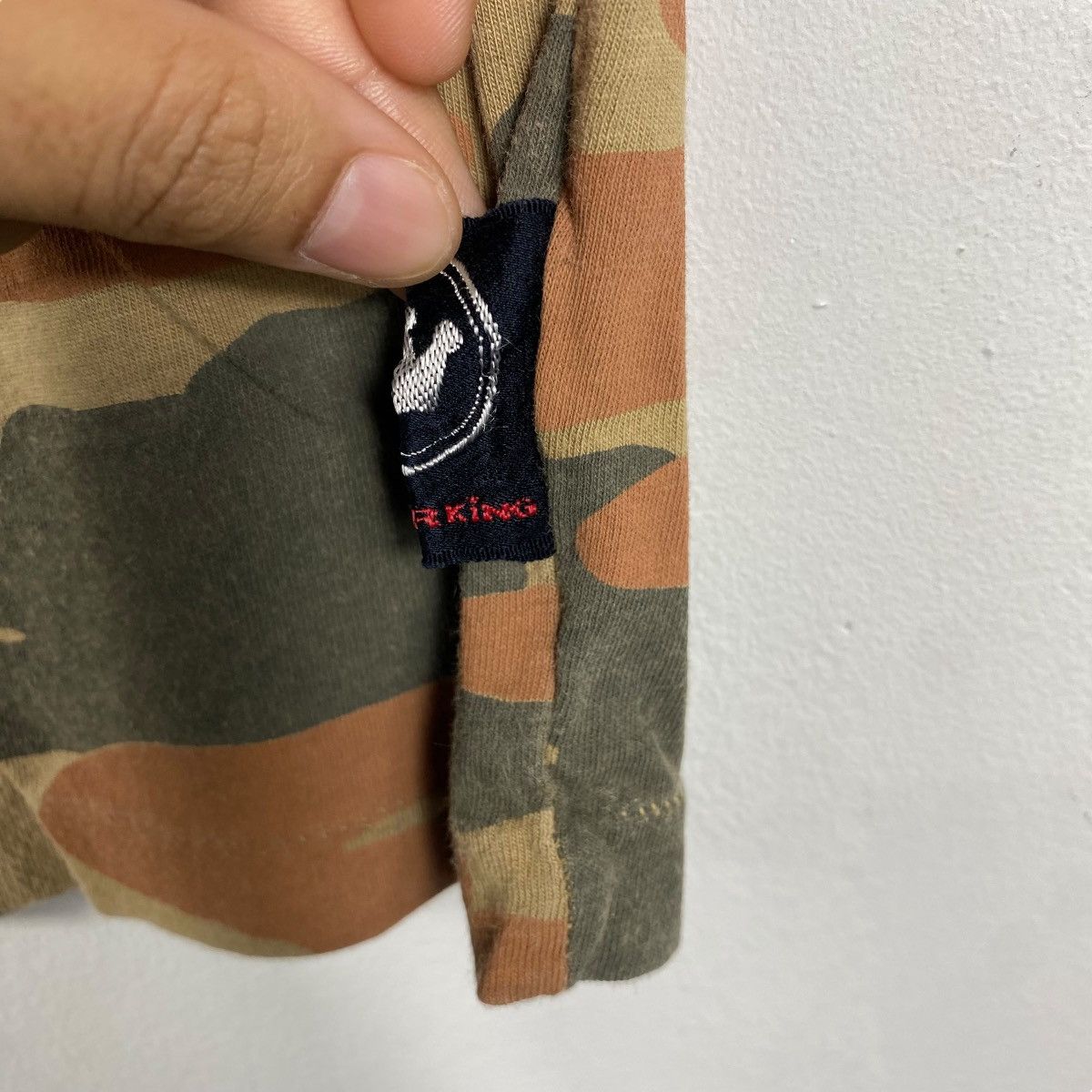 Michiko Koshino Vintage 80's MOTOR KING By Michiko Koshino Camouflage Tee Size US L / EU 52-54 / 3 - 8 Thumbnail
