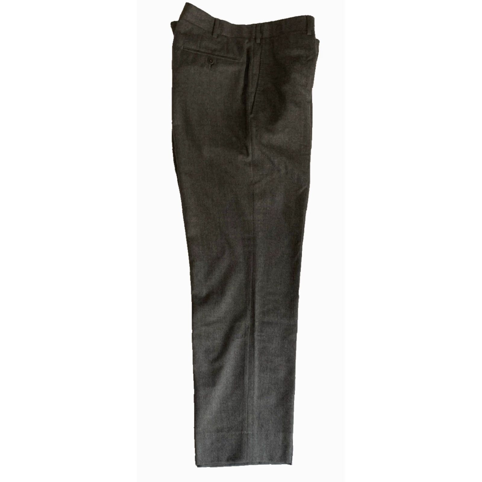 Ermenegildo Zegna Ermenegildo Zegna Men's Wool Pants Gray Sz 36 Size US 36 / EU 52 - 3 Thumbnail